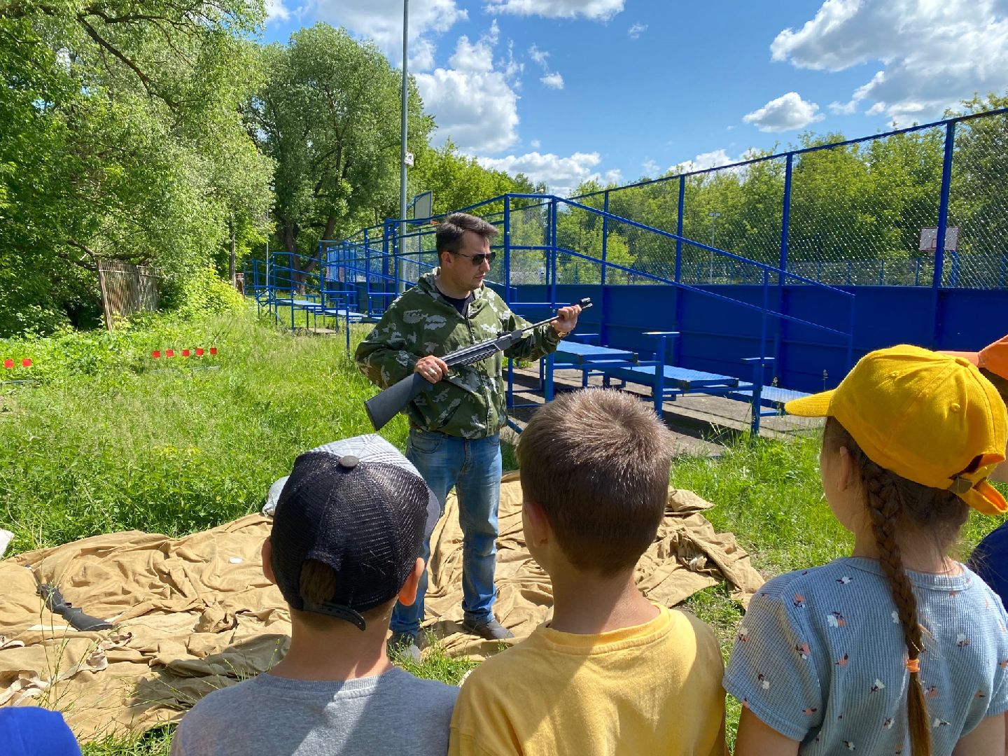 Домодедово, школьный лагерь, учебная тренировка, техника безопасности