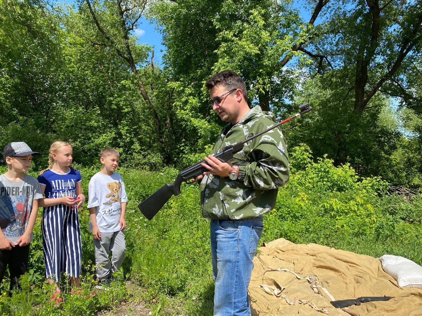 Домодедово, школьный лагерь, учебная тренировка, техника безопасности