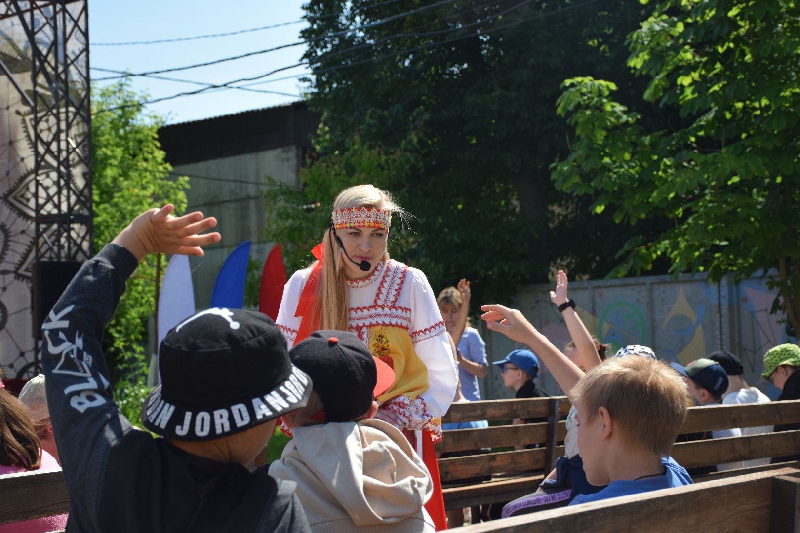 Павловский Посад, городской округ Павловский Посад, дети, лето, образование, День России