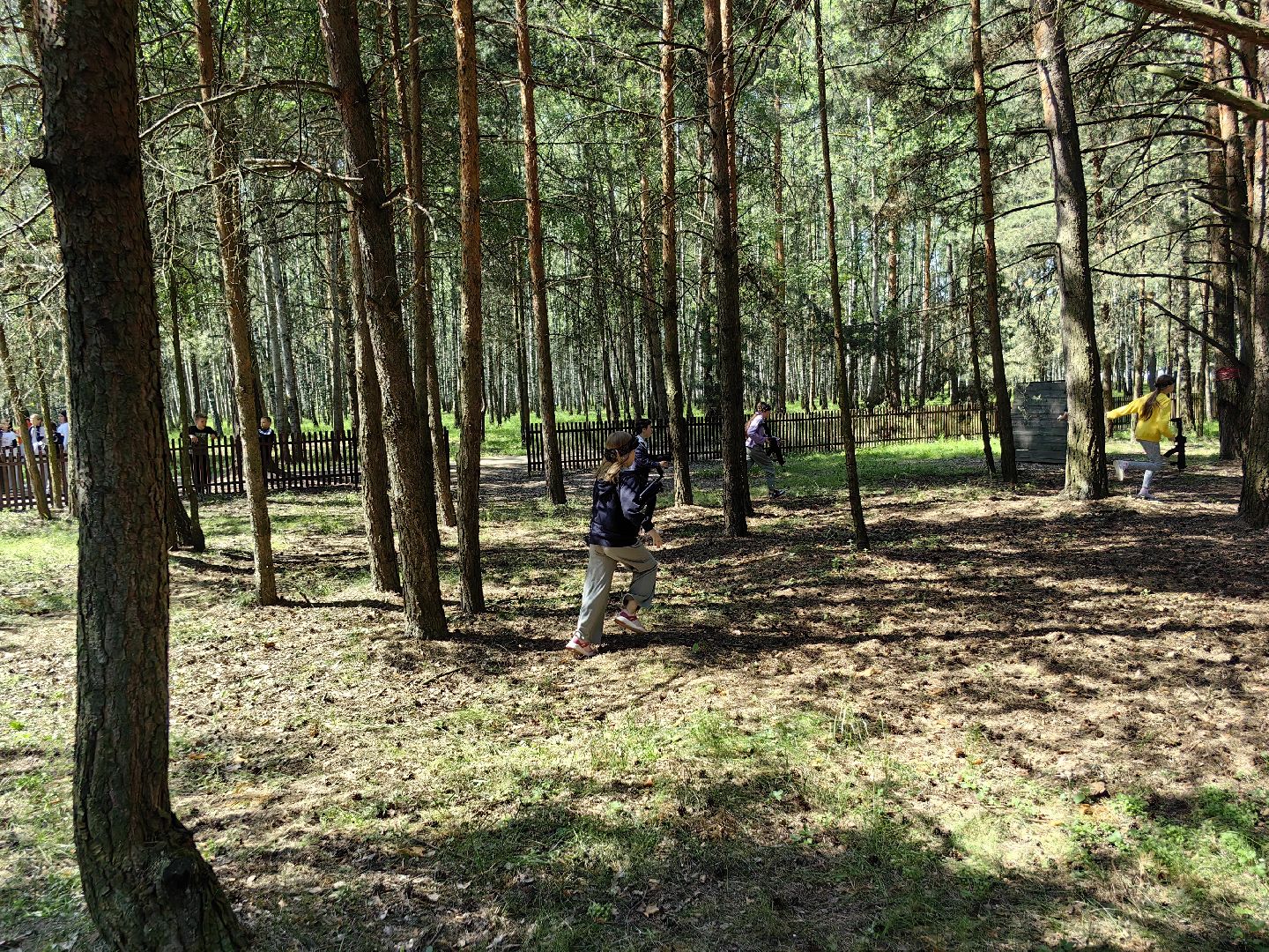 Лазертаг, игра, летний лагерь, команда