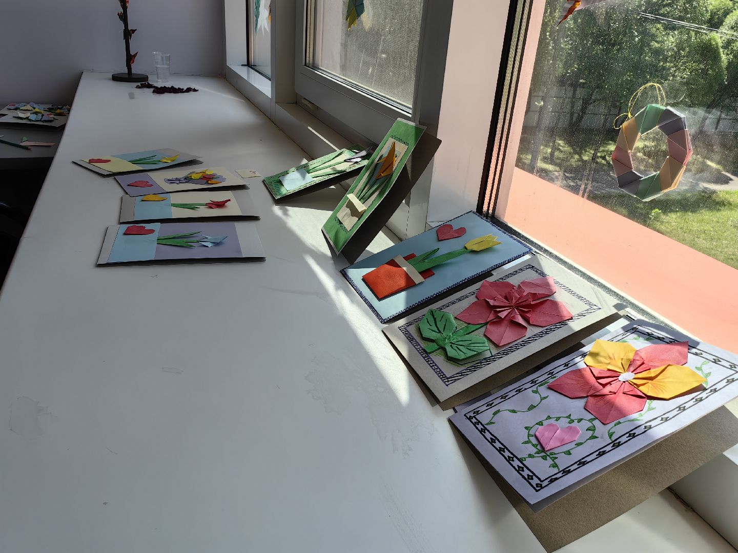 Оригами, бумага, поделки, летний лагерь