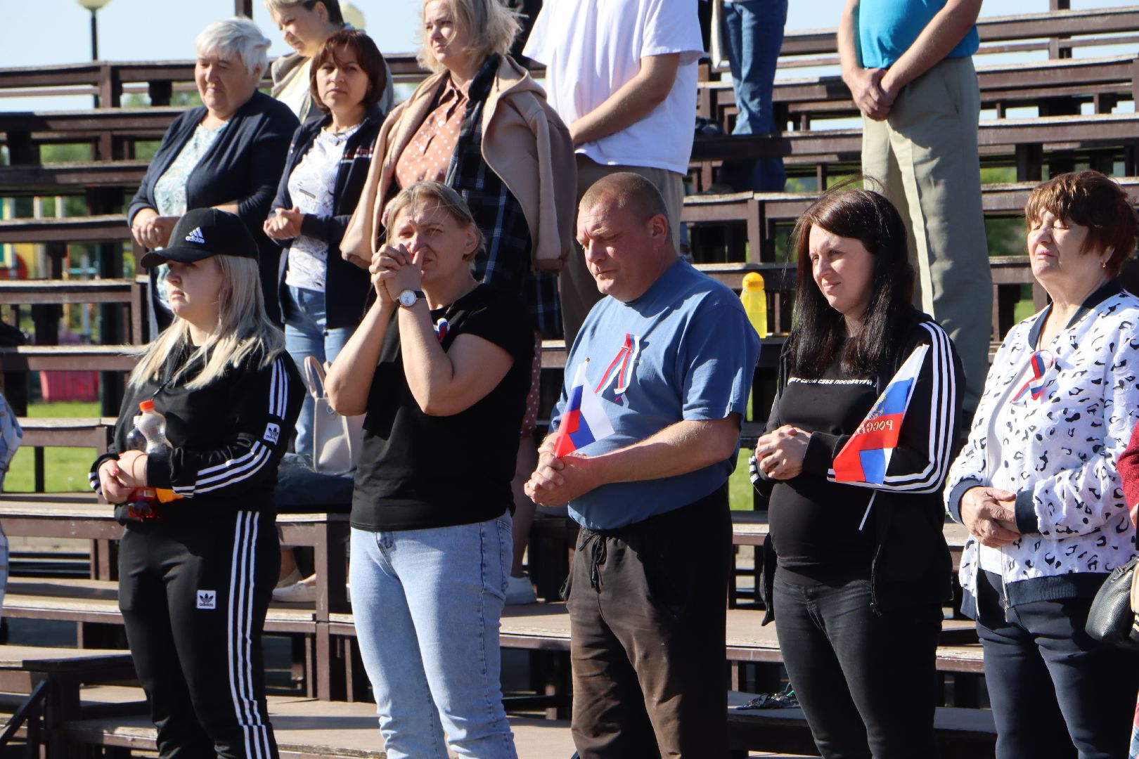 Серебряные Пруды, День России, парк Серебряный, Встанем, флешмоб