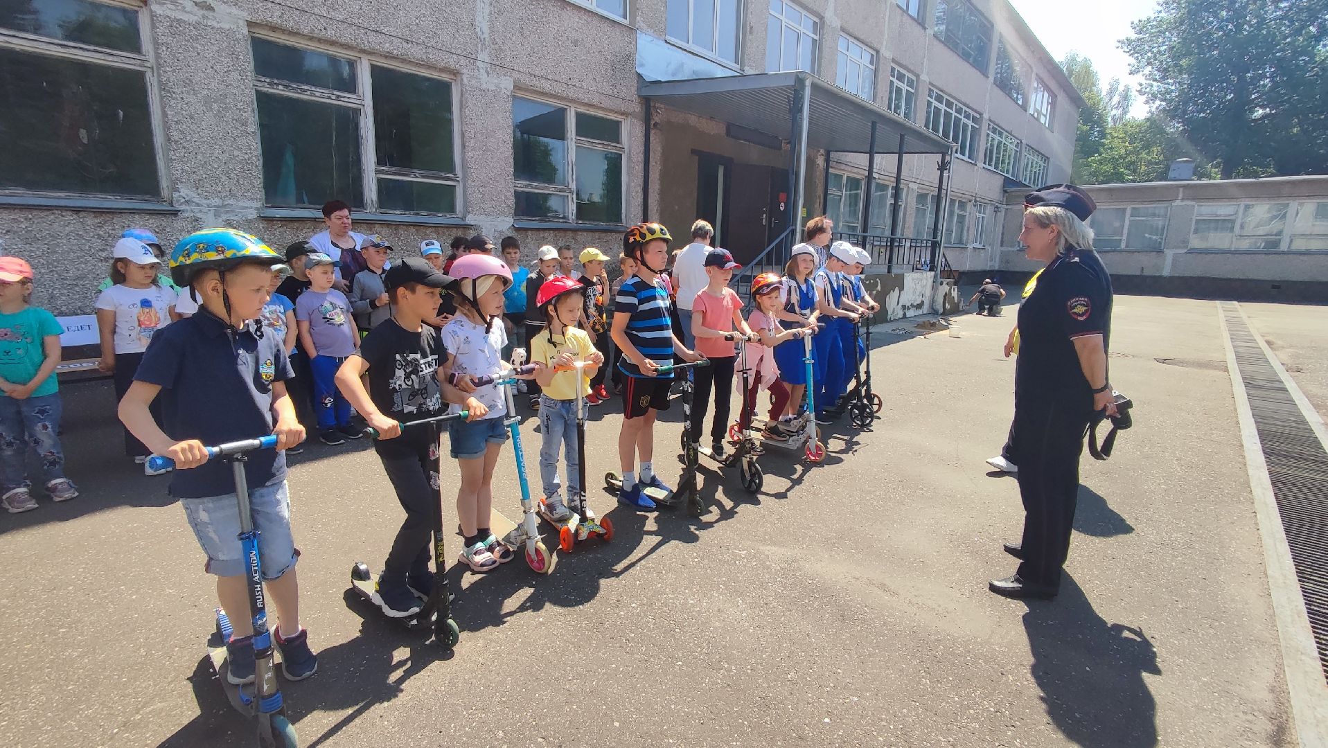 Кашира, детский лагерь, ГАИ, ПДД, Зендиково