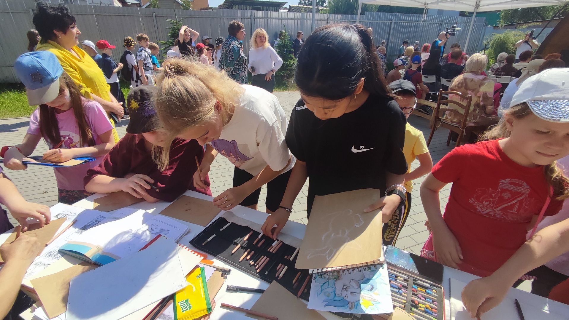 Кашира, мастер-класс, пастель, уголь, набросок