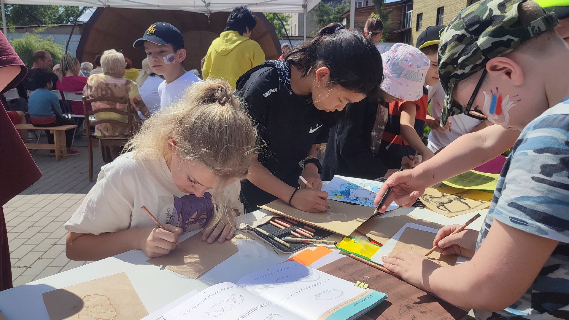 Кашира, мастер-класс, пастель, уголь, набросок