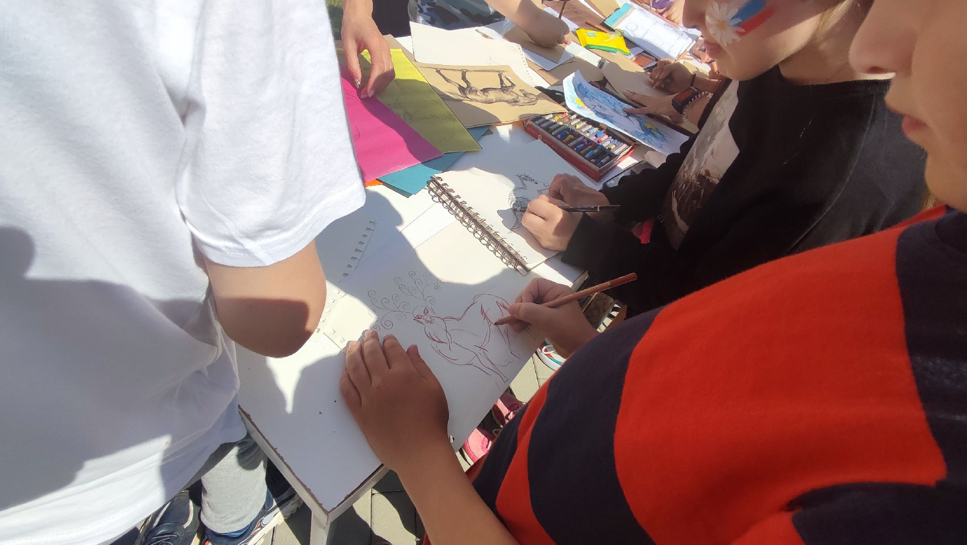 Кашира, мастер-класс, пастель, уголь, набросок