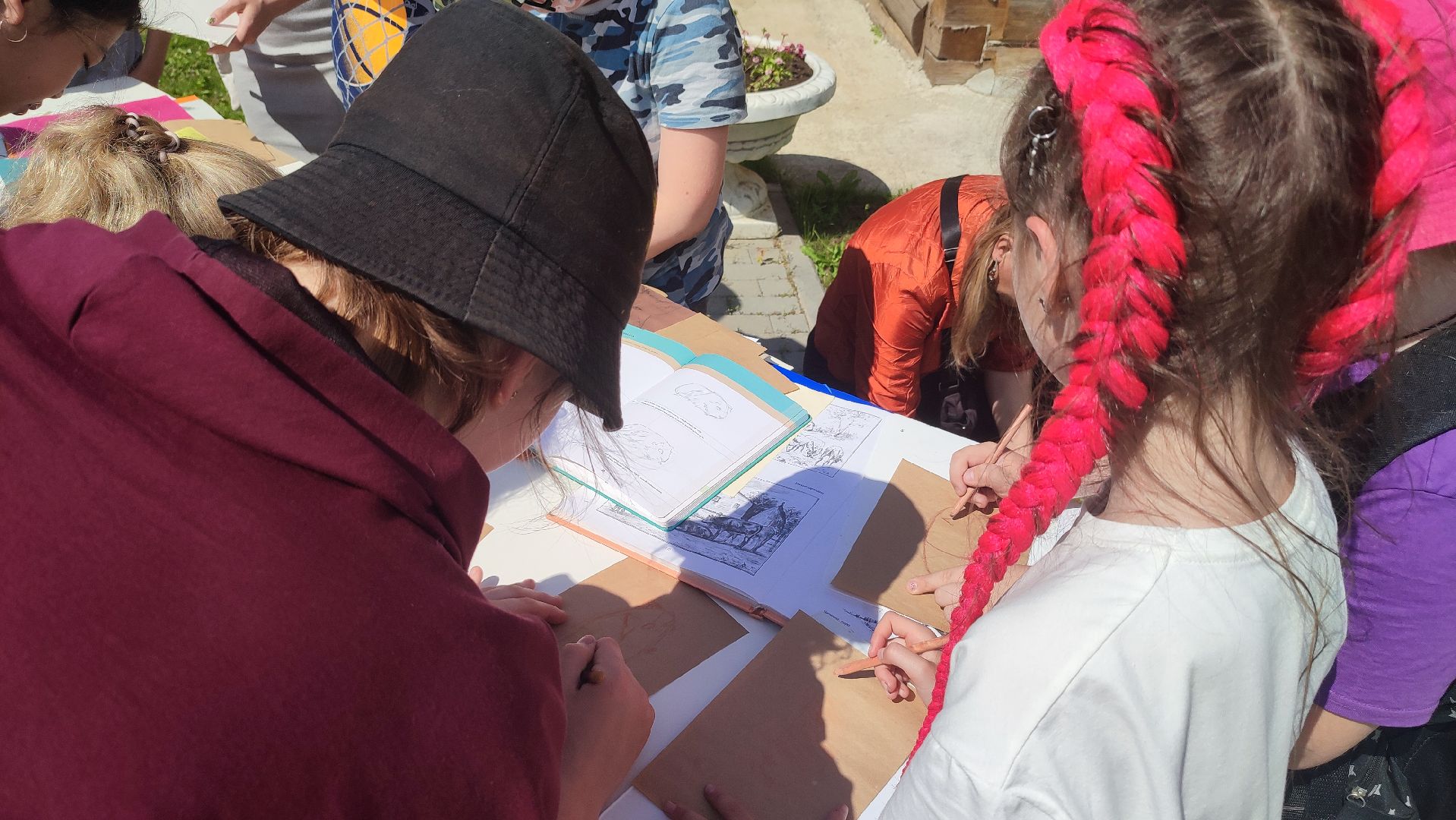 Кашира, мастер-класс, пастель, уголь, набросок