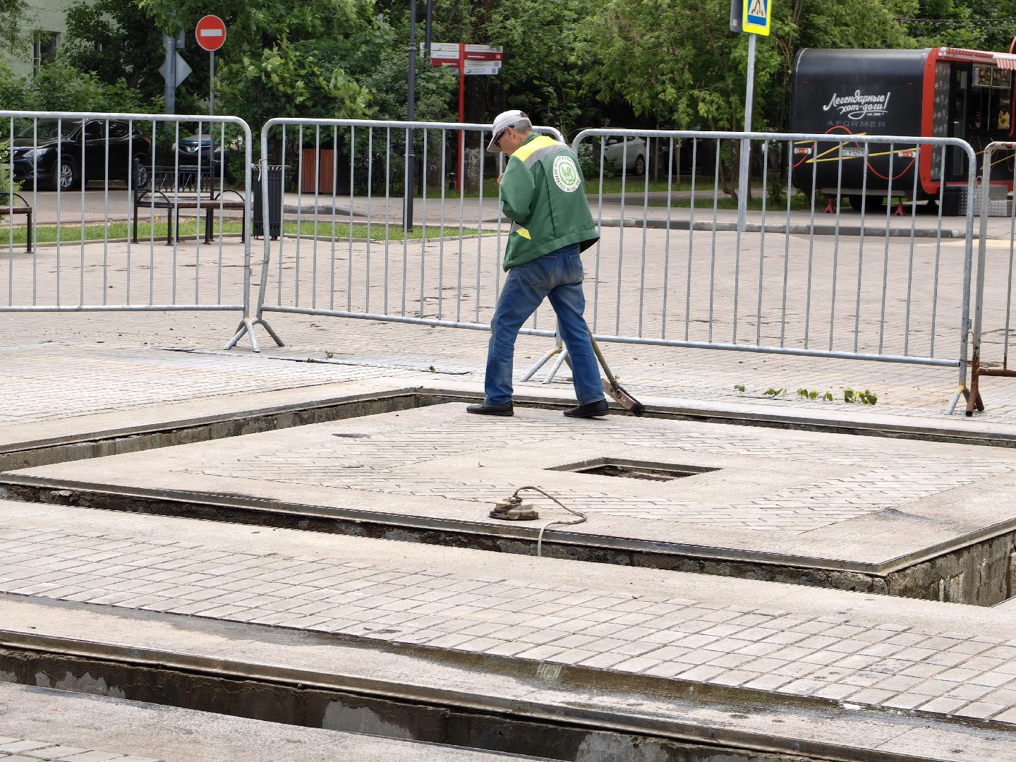 Фонтан, чаша, вода, благоустройство