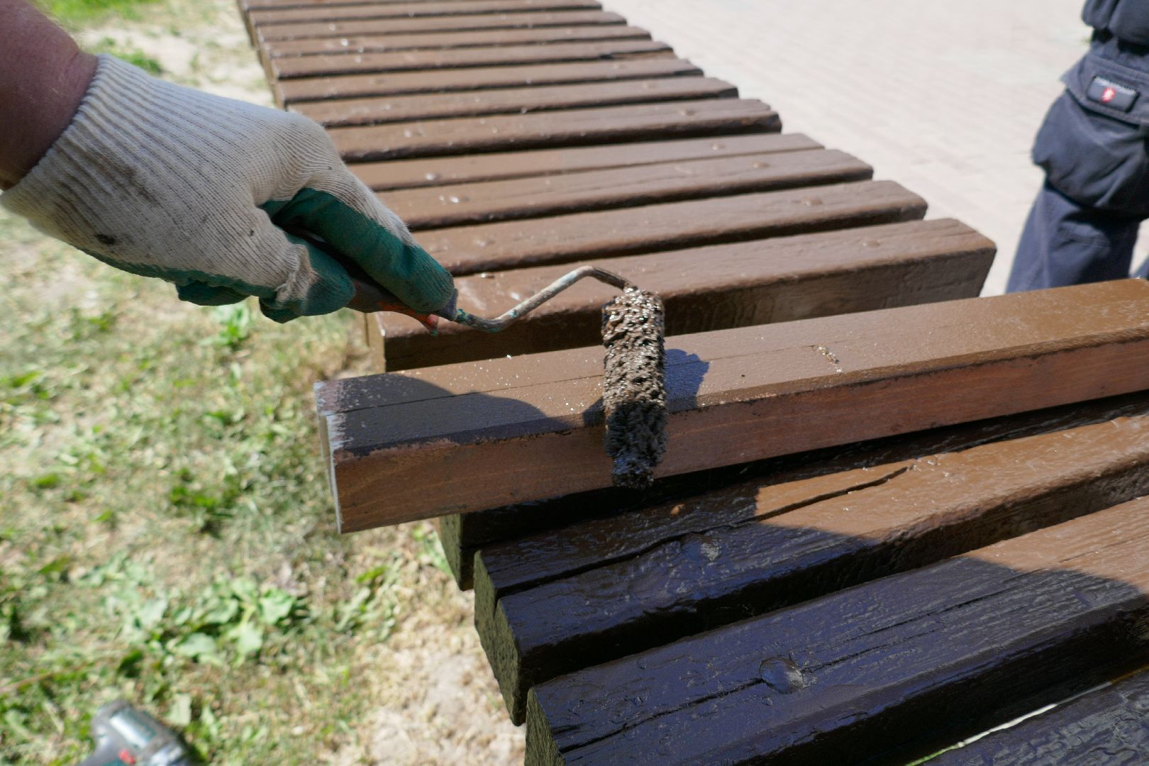 Подольск, благоустройство, коммунальщики, скамейки