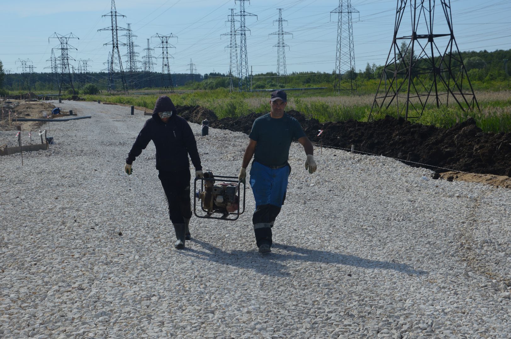 Шатура, новая дорога. Пятый микрорайон