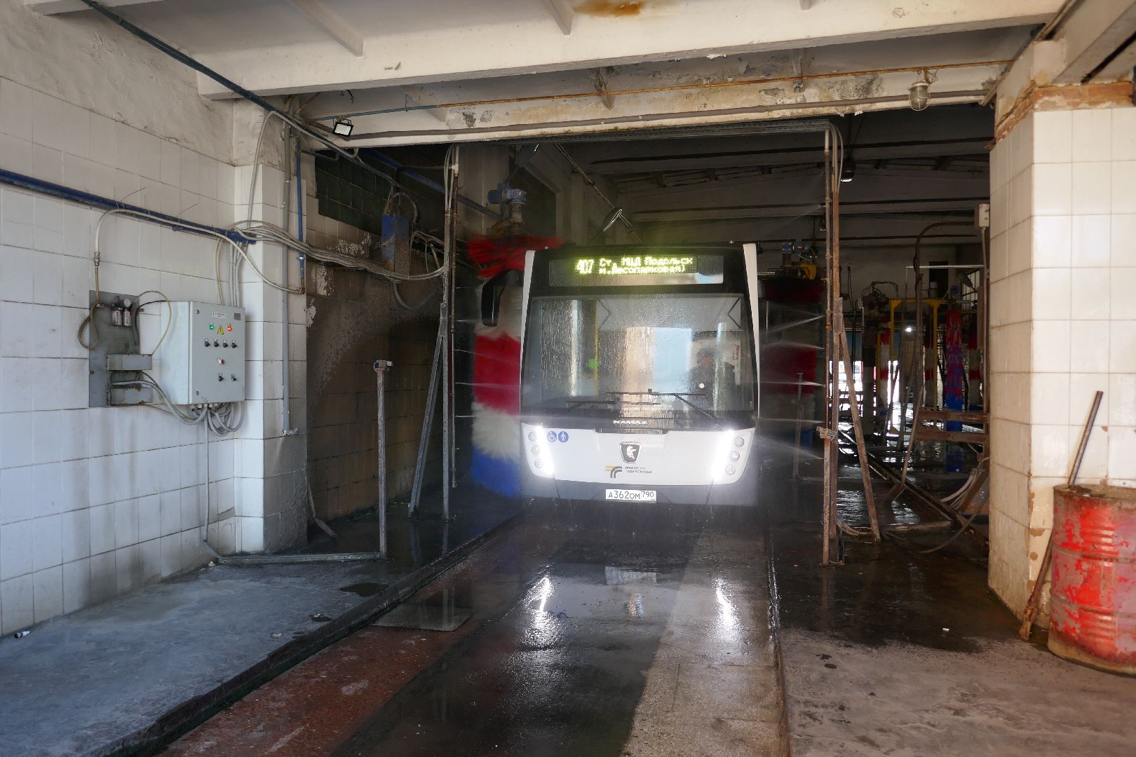 Подольск, транспорт, автобус, чистота, акция