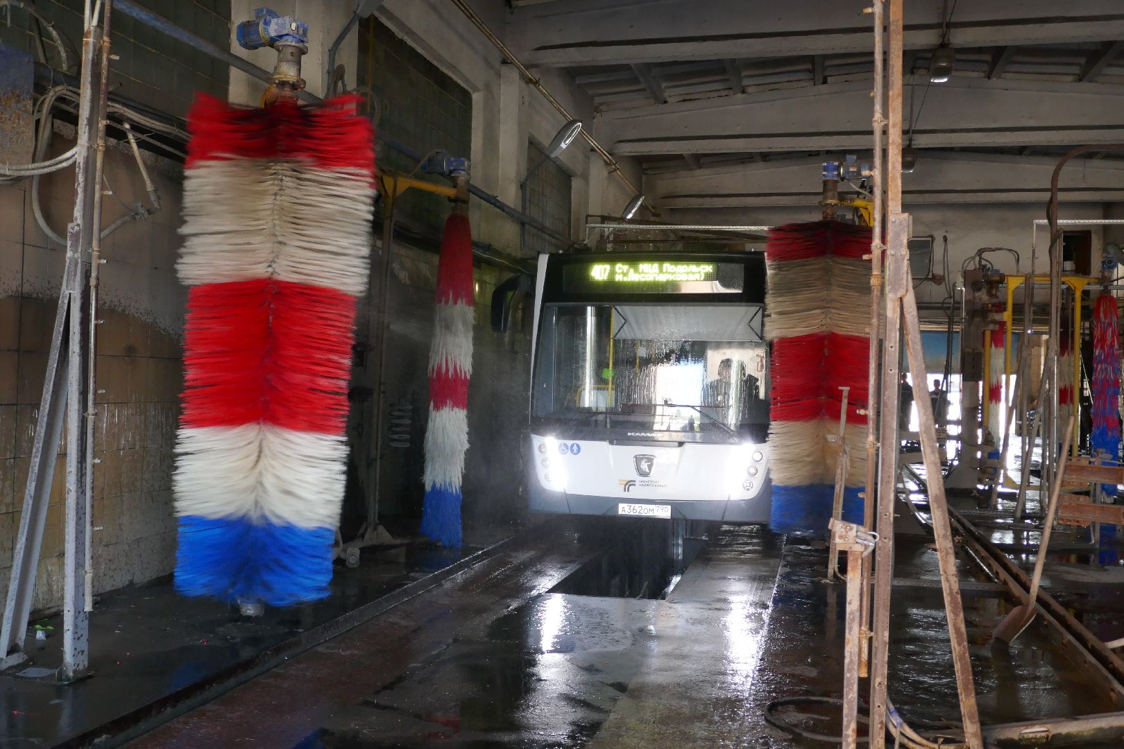 Подольск, транспорт, автобус, чистота, акция