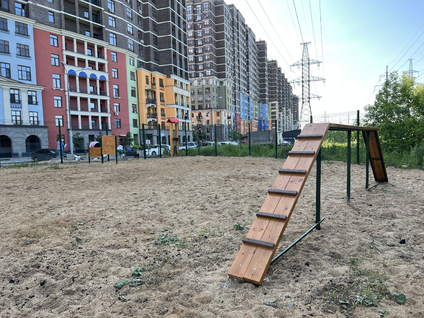 Химки, ЖК Солнечная система, благоустройство, собаки