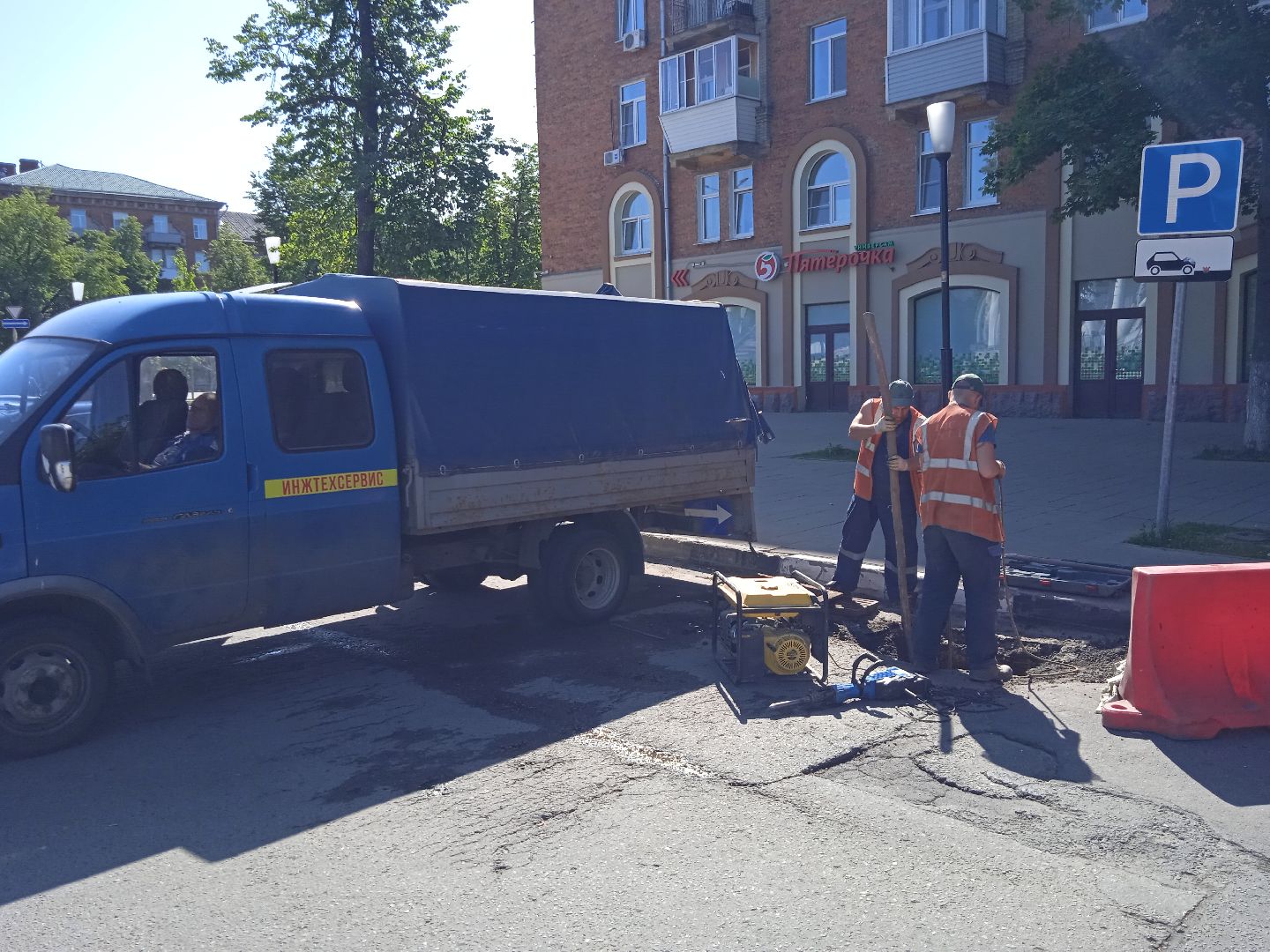 ремонт, восстановление, Инжтехсервис, дождеприёмник