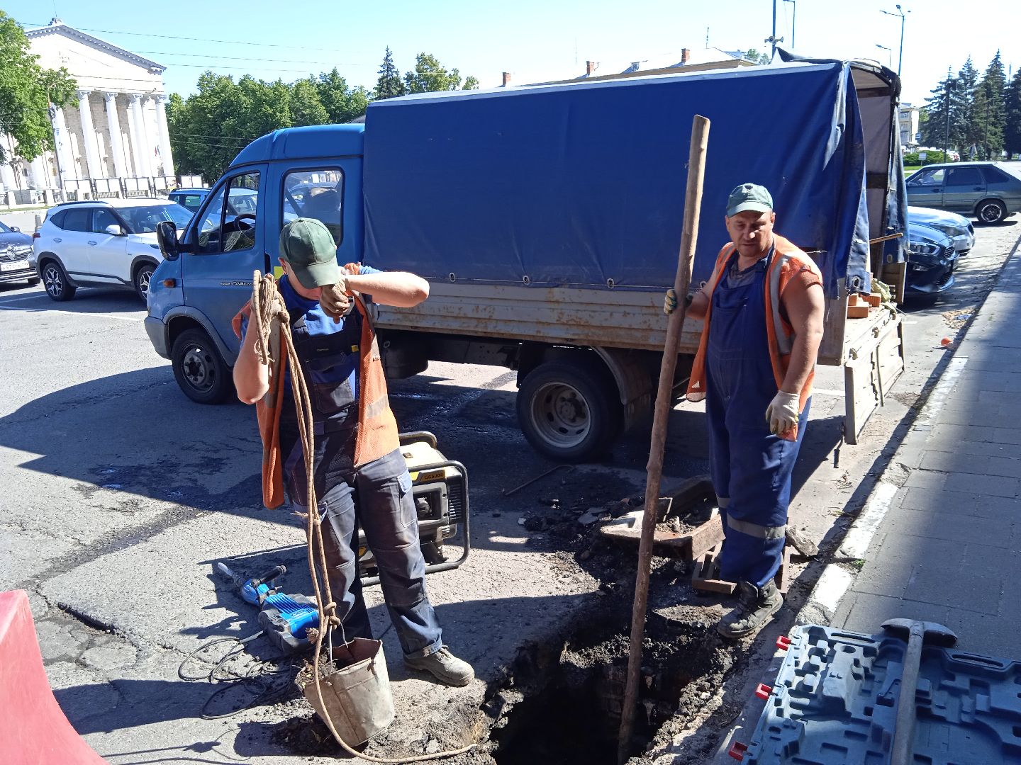 ремонт, восстановление, Инжтехсервис, дождеприёмник