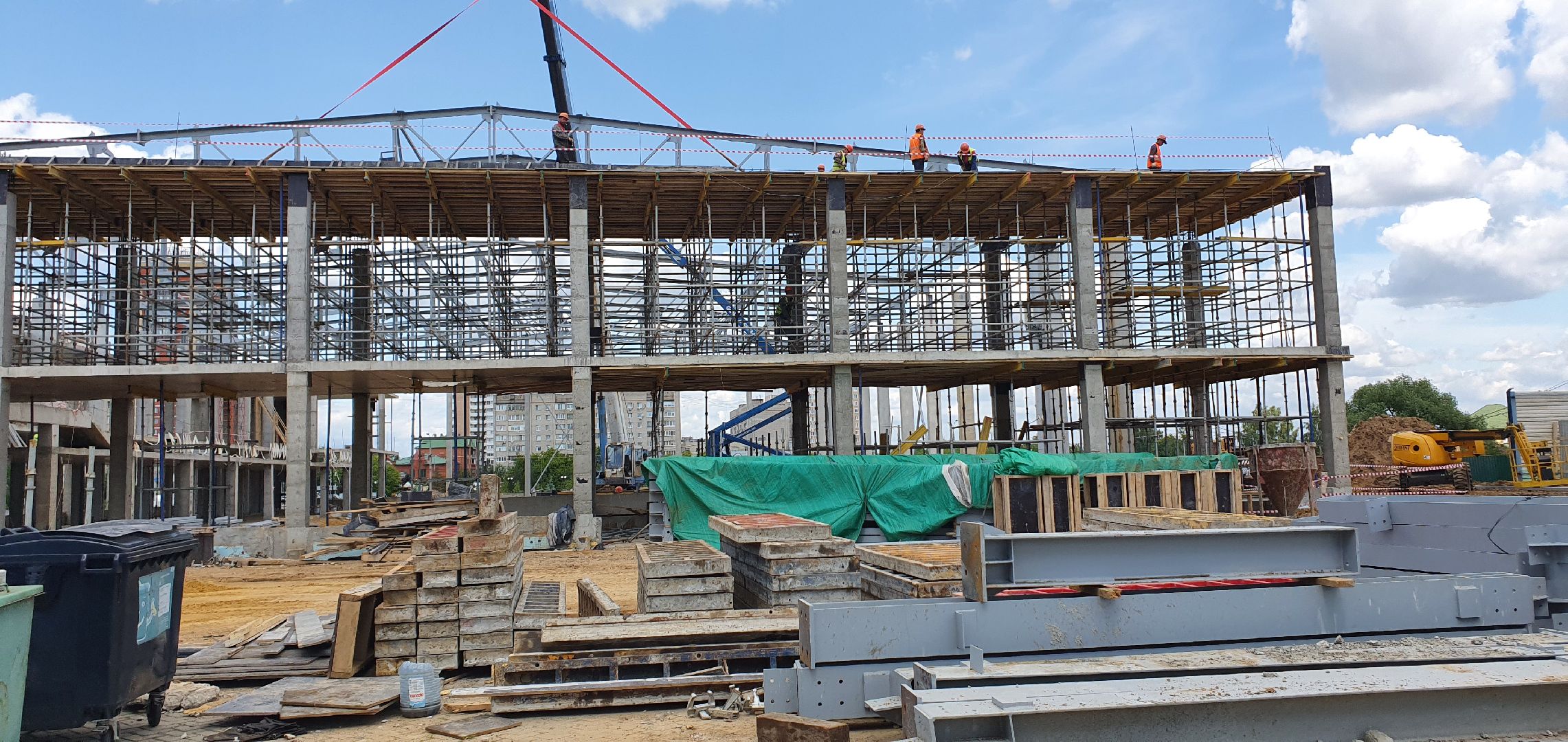 строительство ФОК, Домодедово