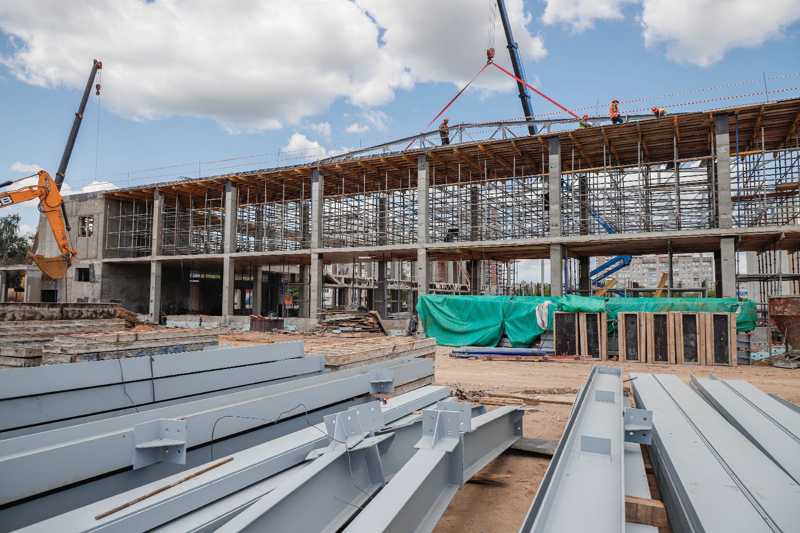 строительство ФОК, Домодедово