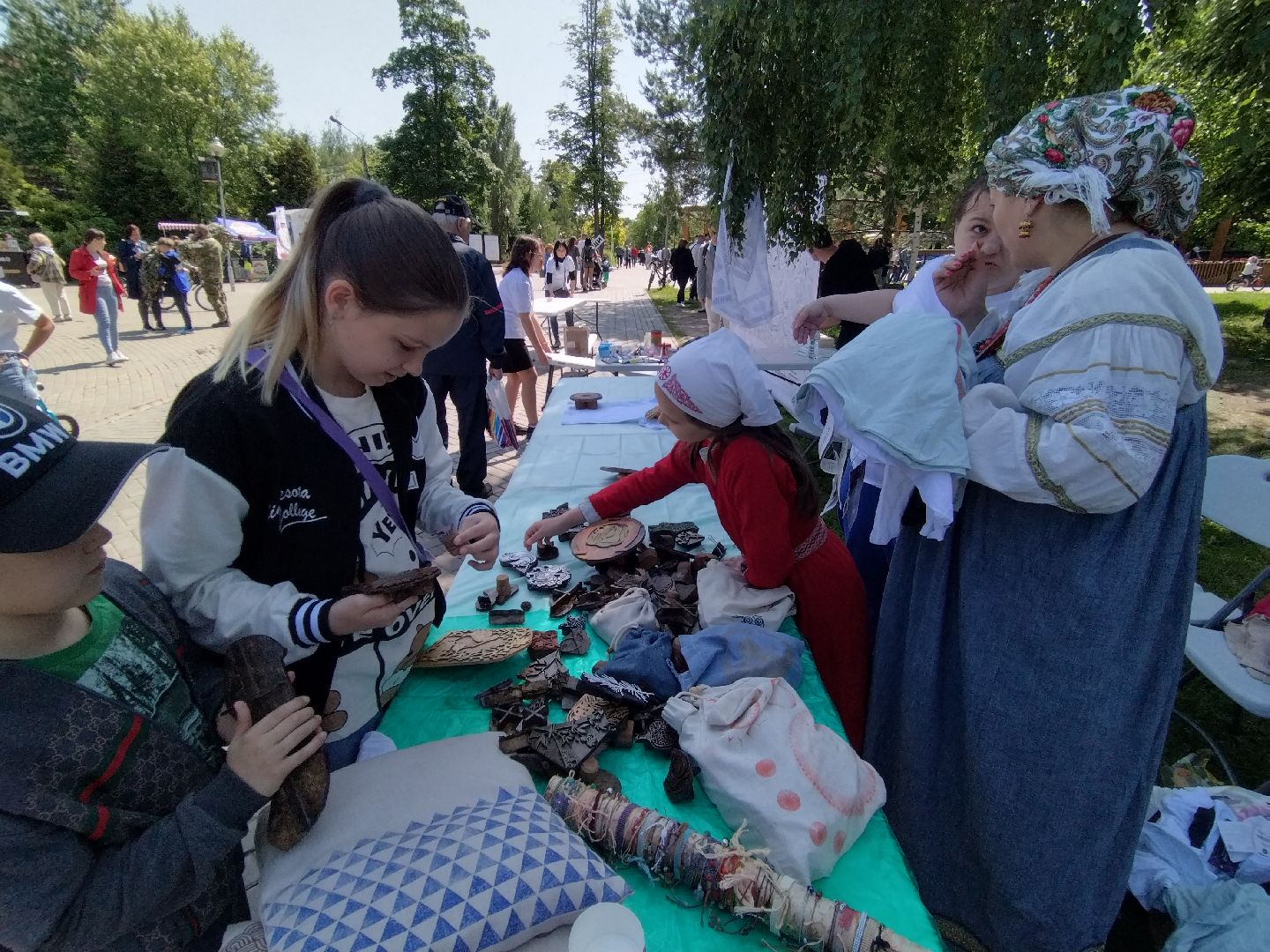 Мытищи, День России, набойка на ткань