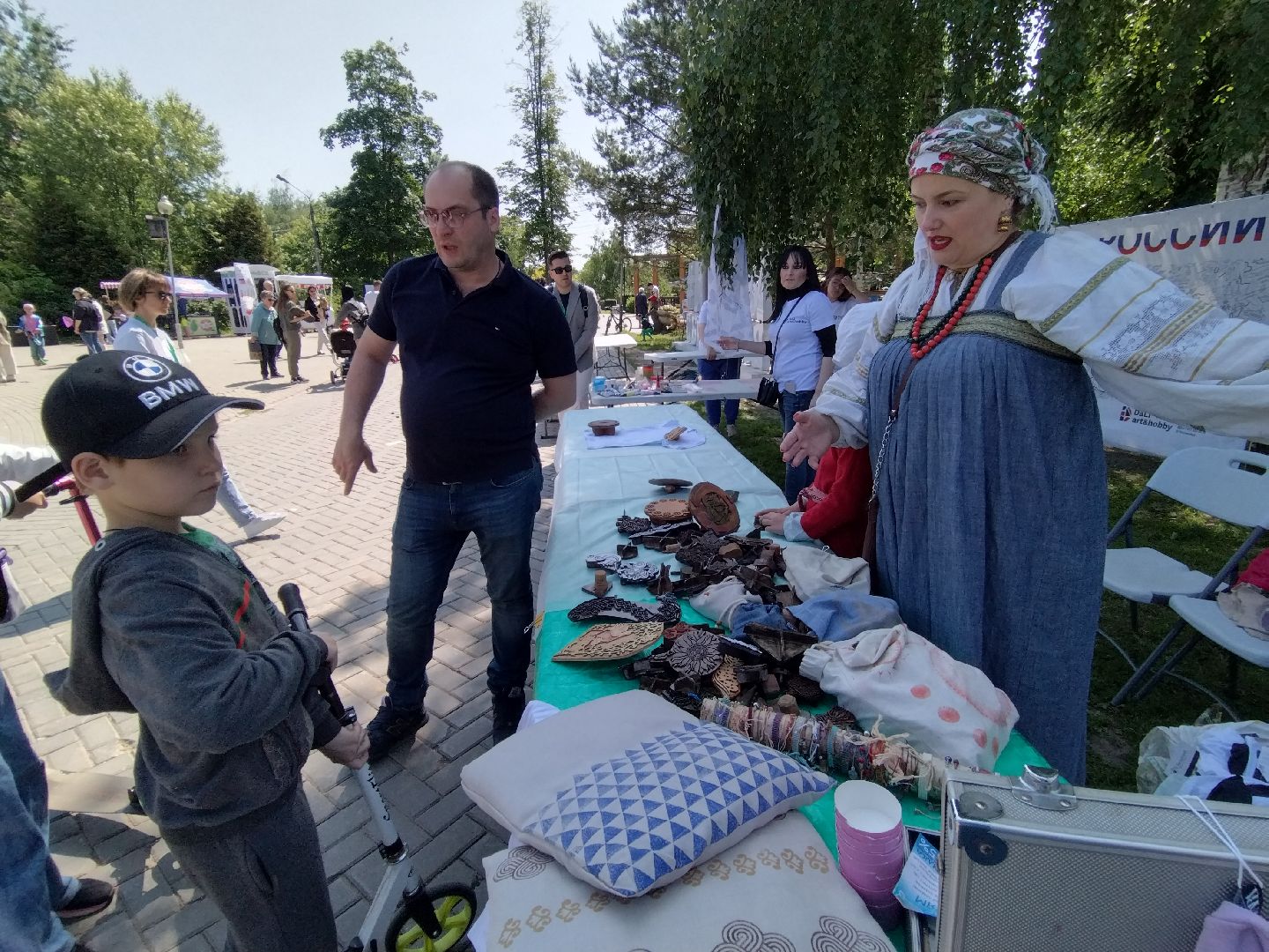 Мытищи, День России, набойка на ткань