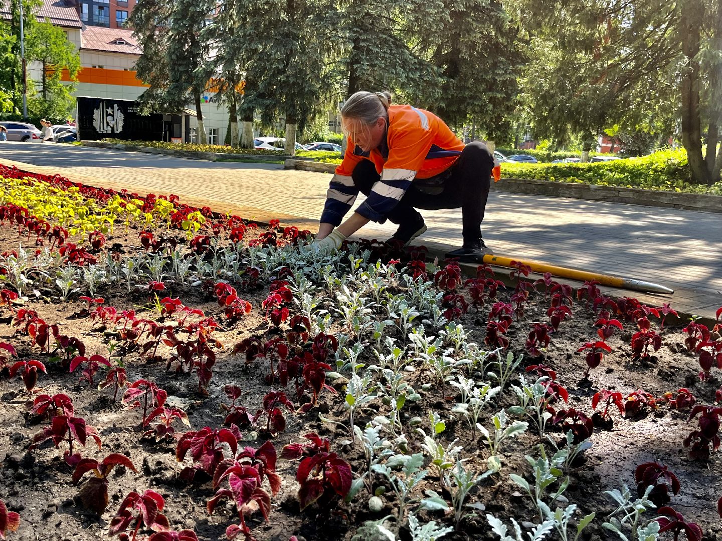 Наро-Фоминск, благоустройство, цветы, детский парк, лето в Подмосковье