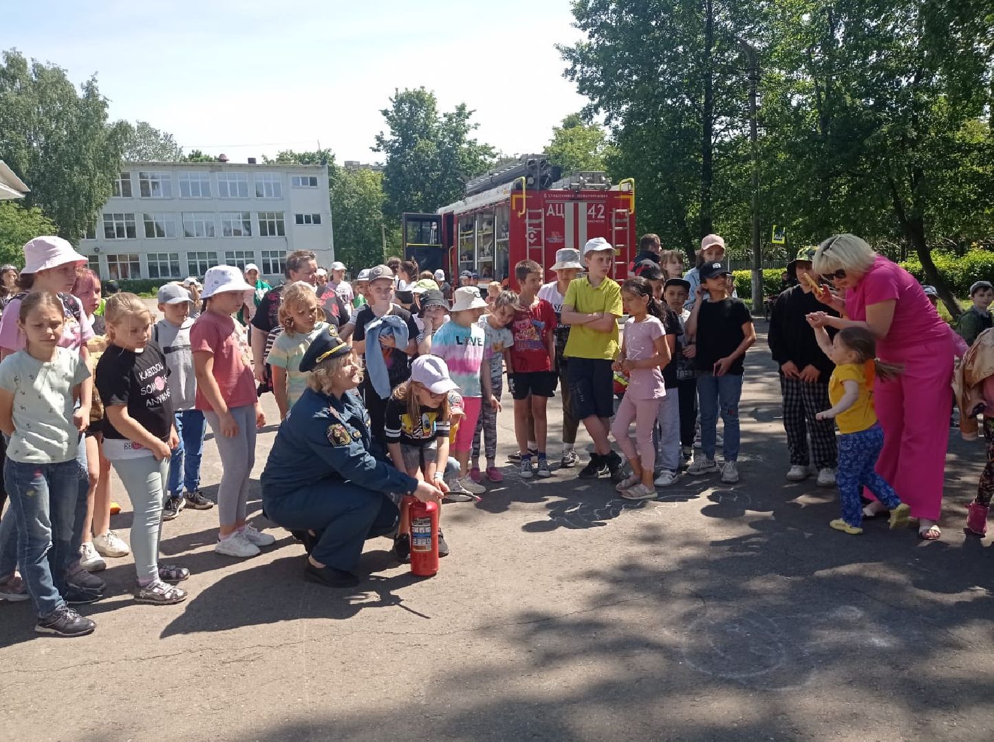 Раменское, общество, мероприятие по пожарной безопасности в детском лагере
