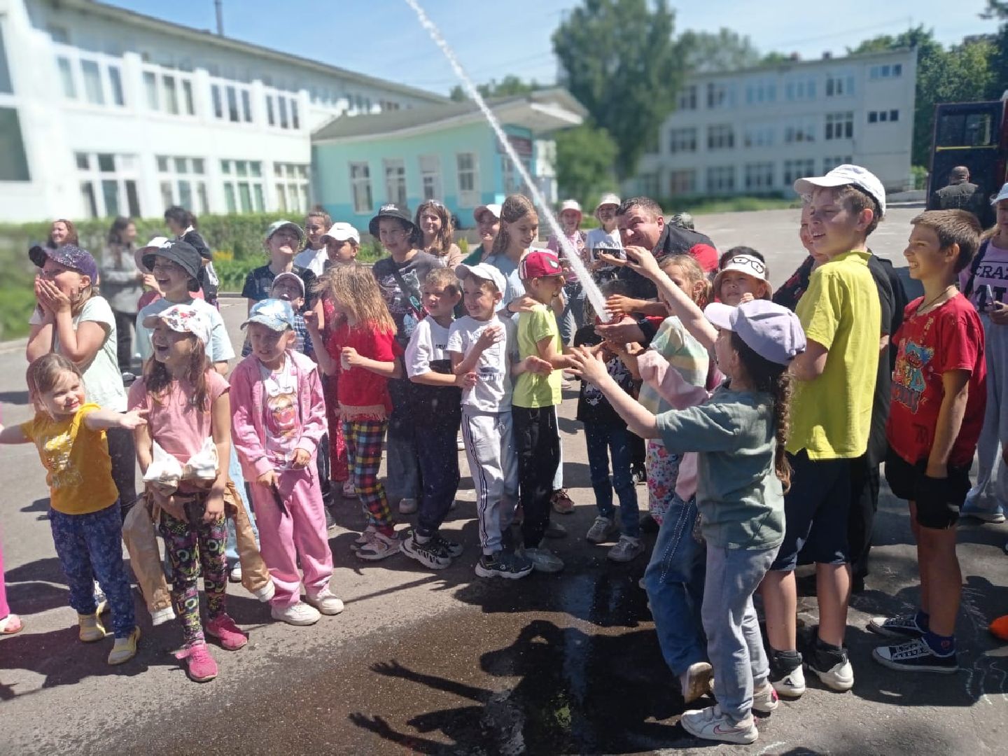 Раменское, общество, мероприятие по пожарной безопасности в детском лагере