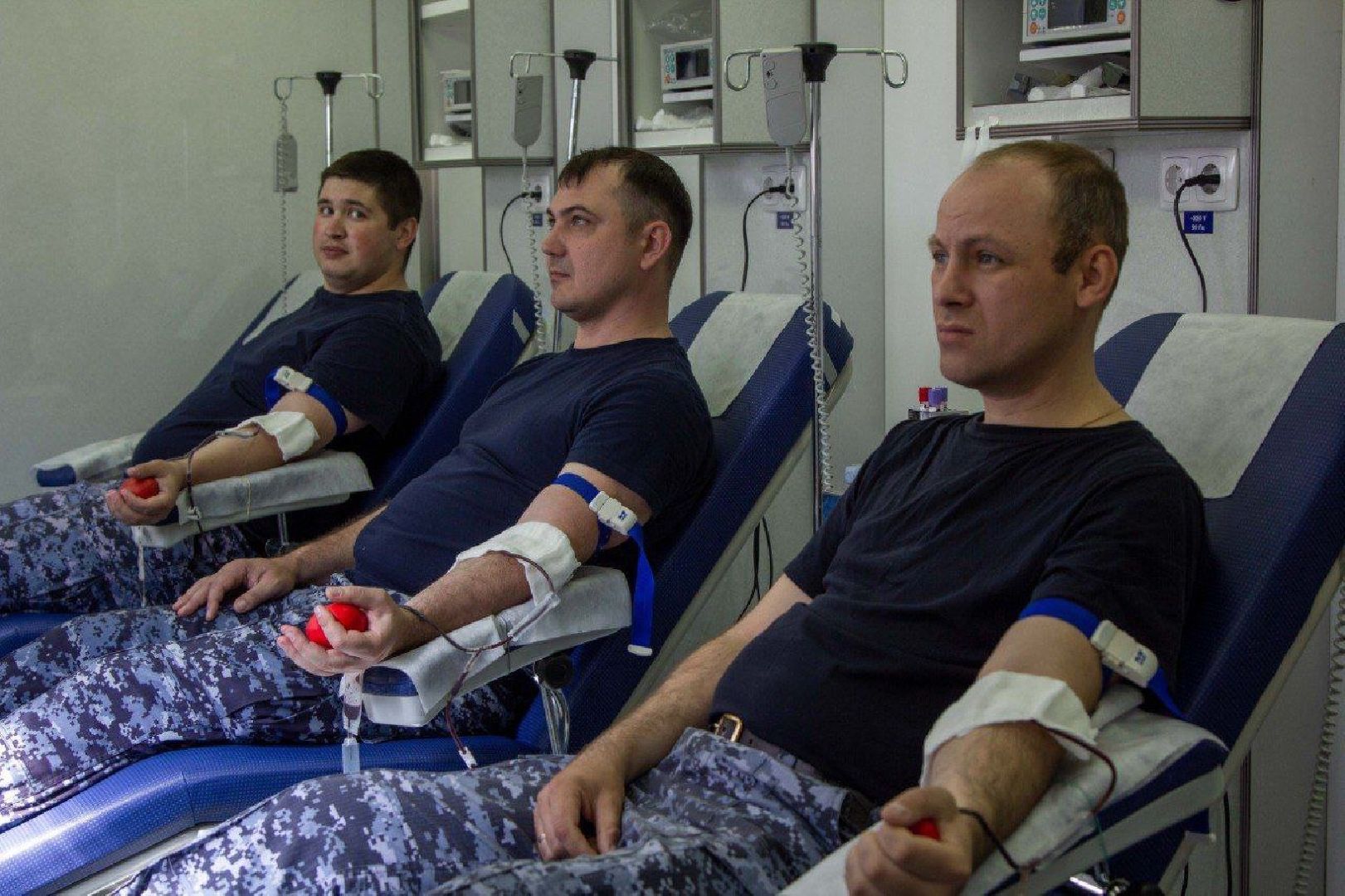 Кашира, Росгвардия, донорская акция, доноры, кровь