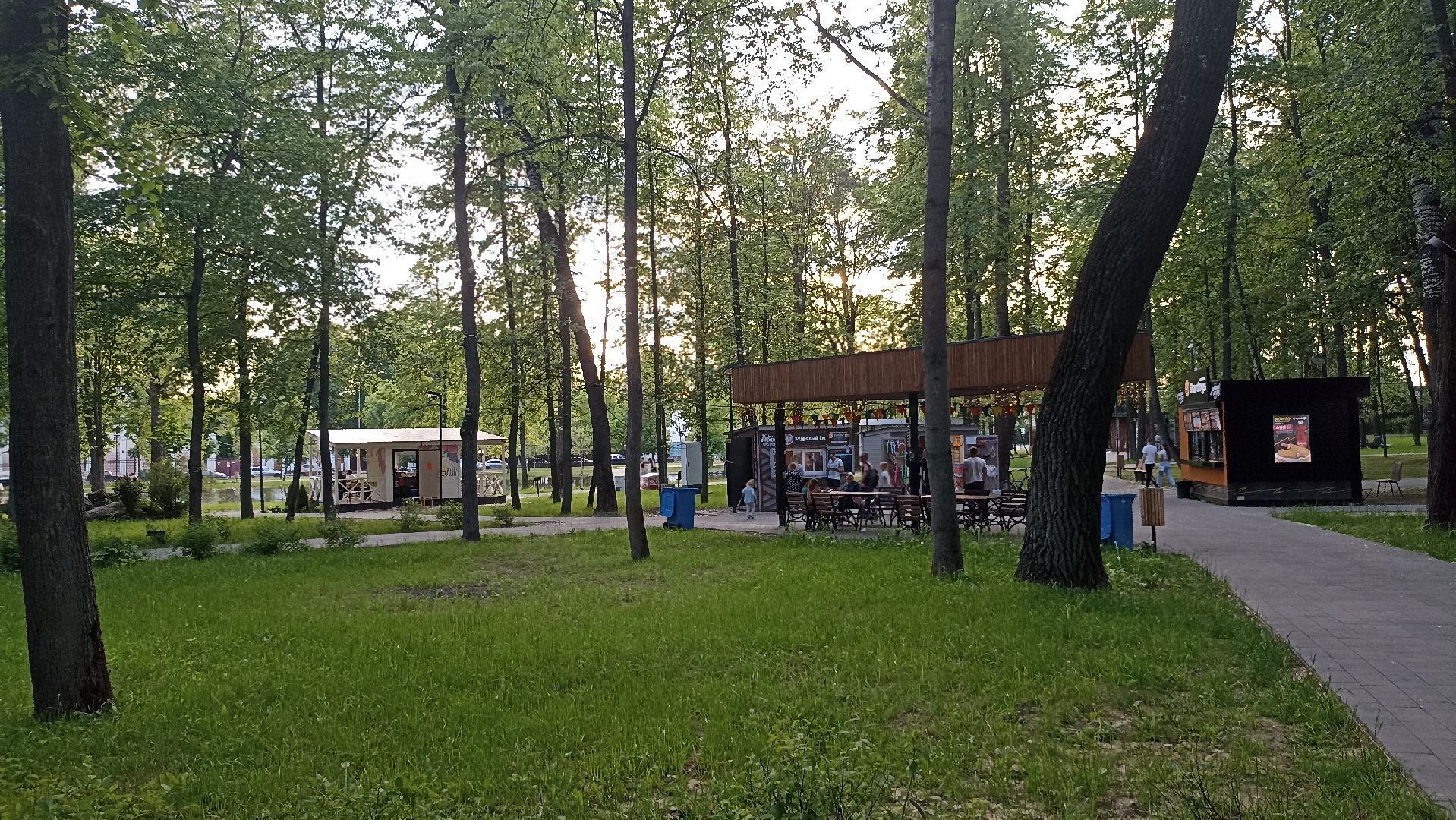 Серпухов, Подмосковье, парк, общепит, дети, взрослые, перекус, природа