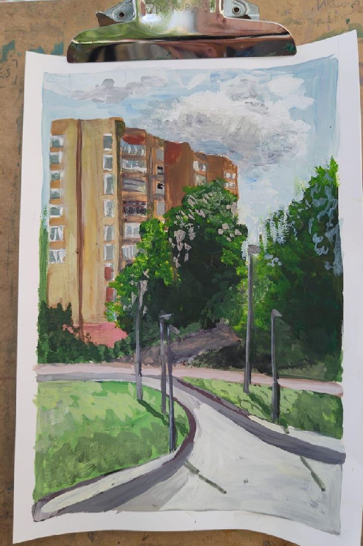 Красноармейск, Пушкинский, пленэр, юные художники, дополнительное образование