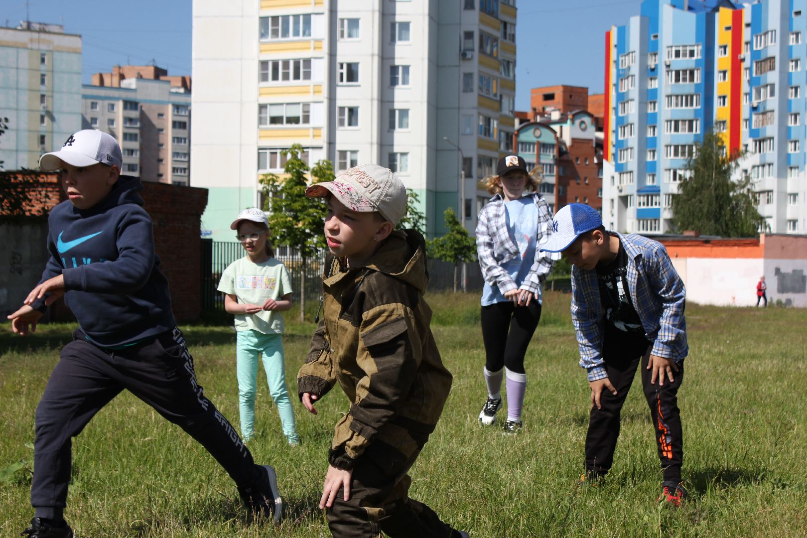 Ступино, пятнашки, школьный лагерь, детский отдых