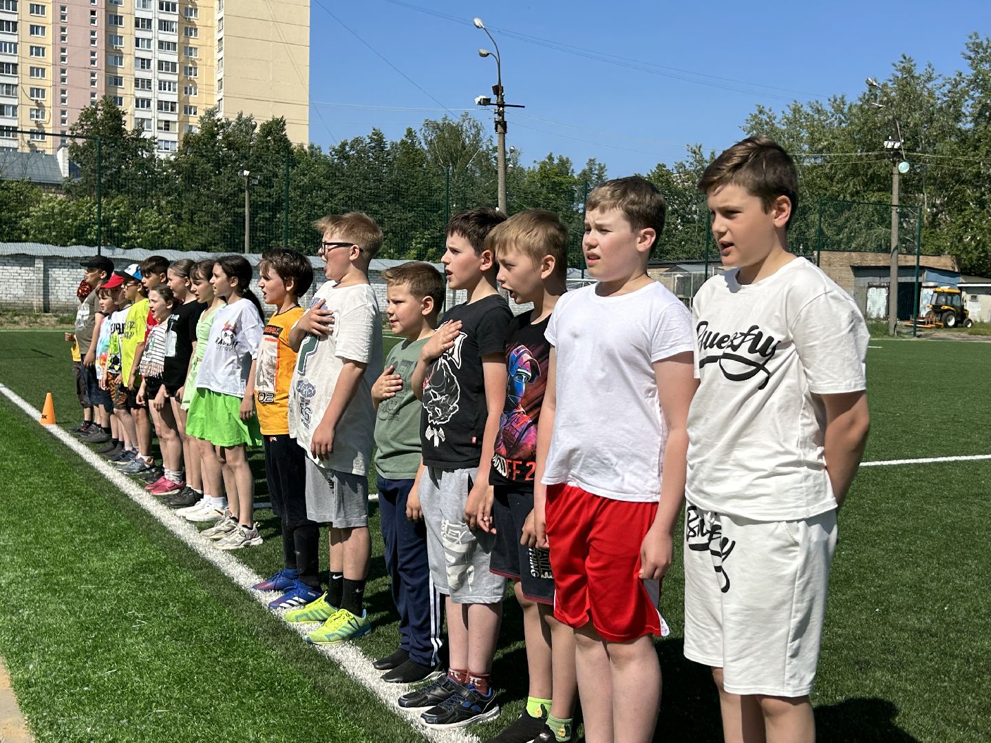 Спорт, футбол, лагерь, дети, Фрязино