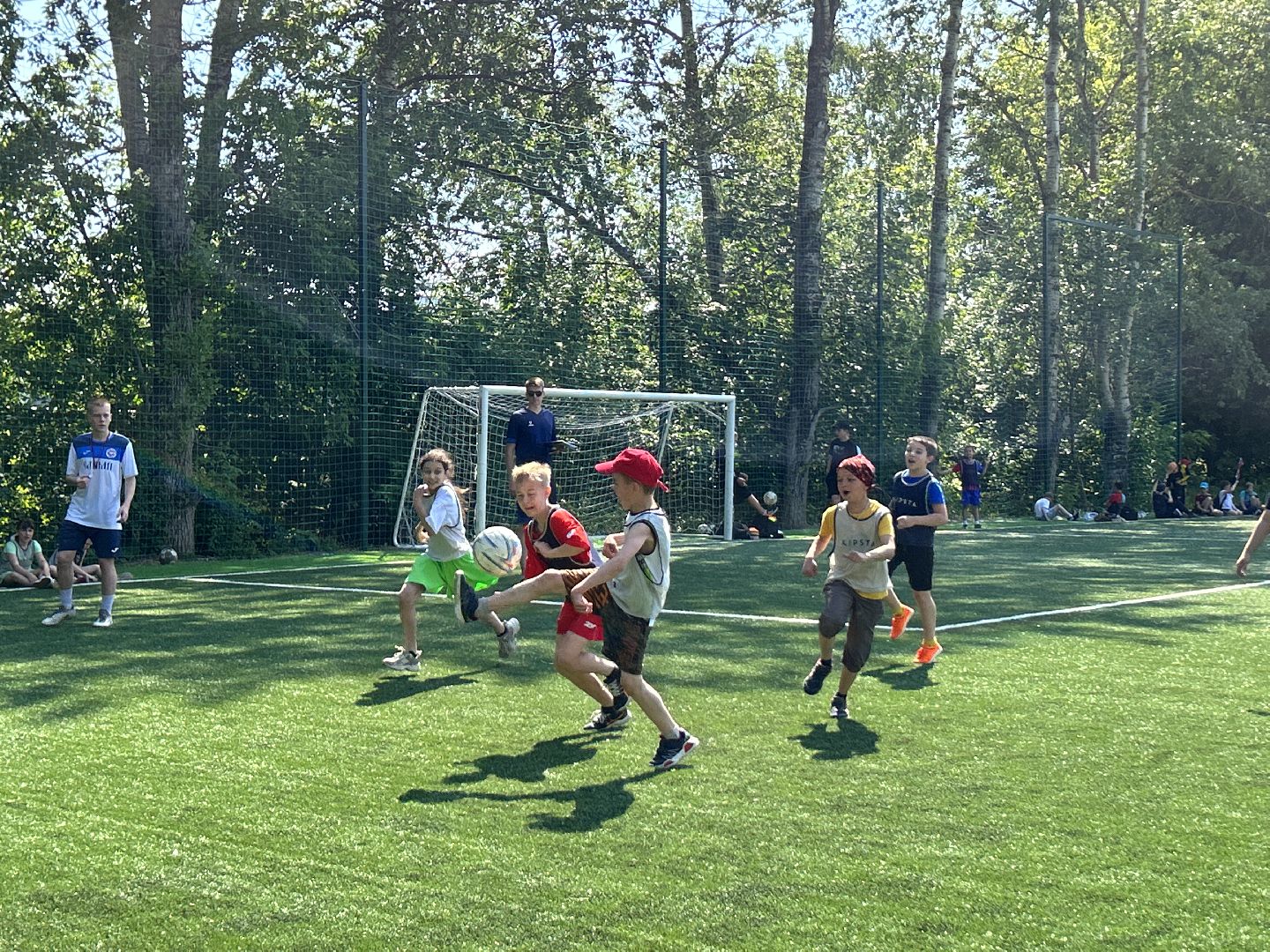 Спорт, футбол, лагерь, дети, Фрязино