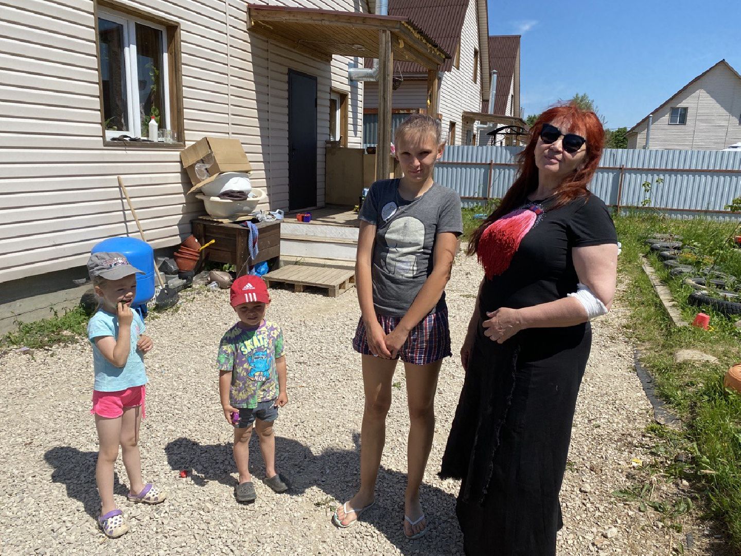 Чехов, благотворительность, помощь, многодетные семьи, вещи, деревня