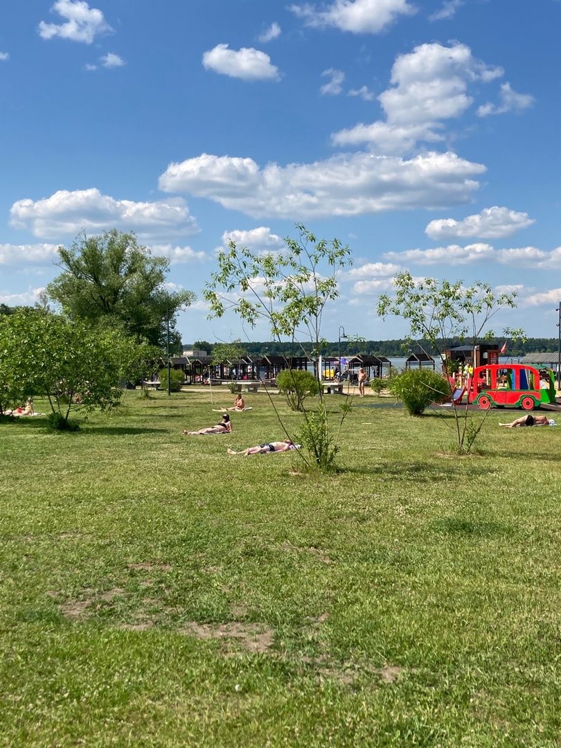 Солнечногорск, жара, отдых, озеро, Сенеж