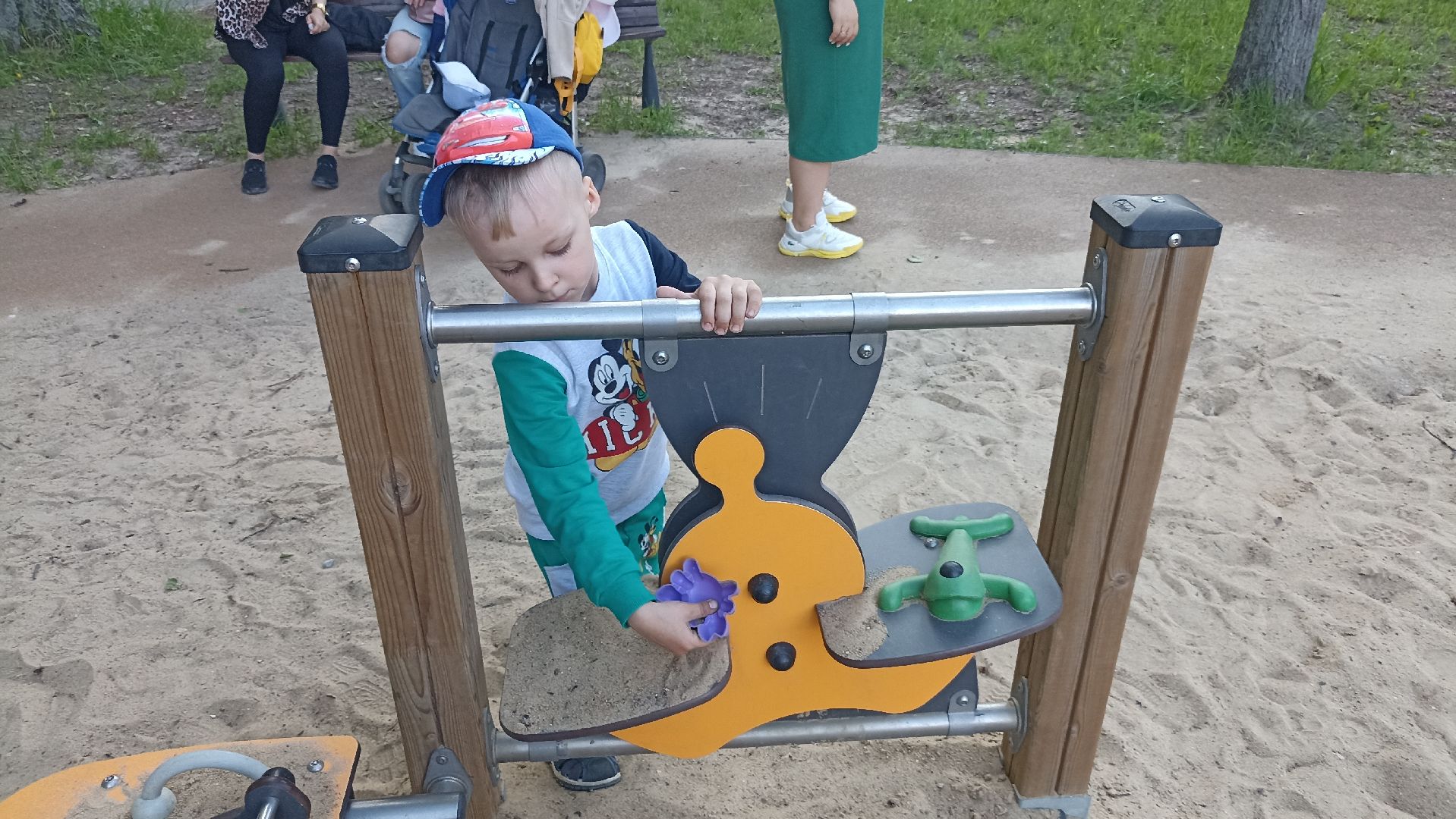 Серпухов, Подмосковье, парк, песочница, дети