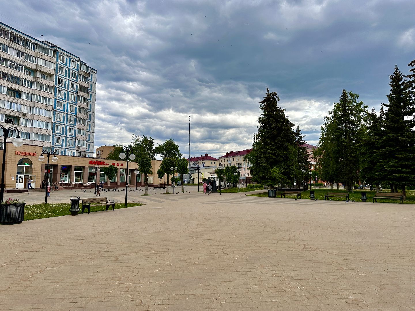 Клин, благоустройство, перемены, цветы, лето