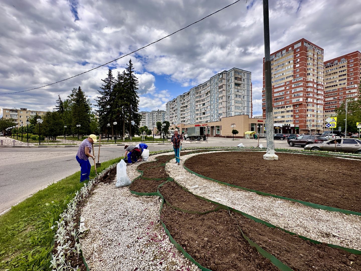 Клин, благоустройство, перемены, цветы, лето