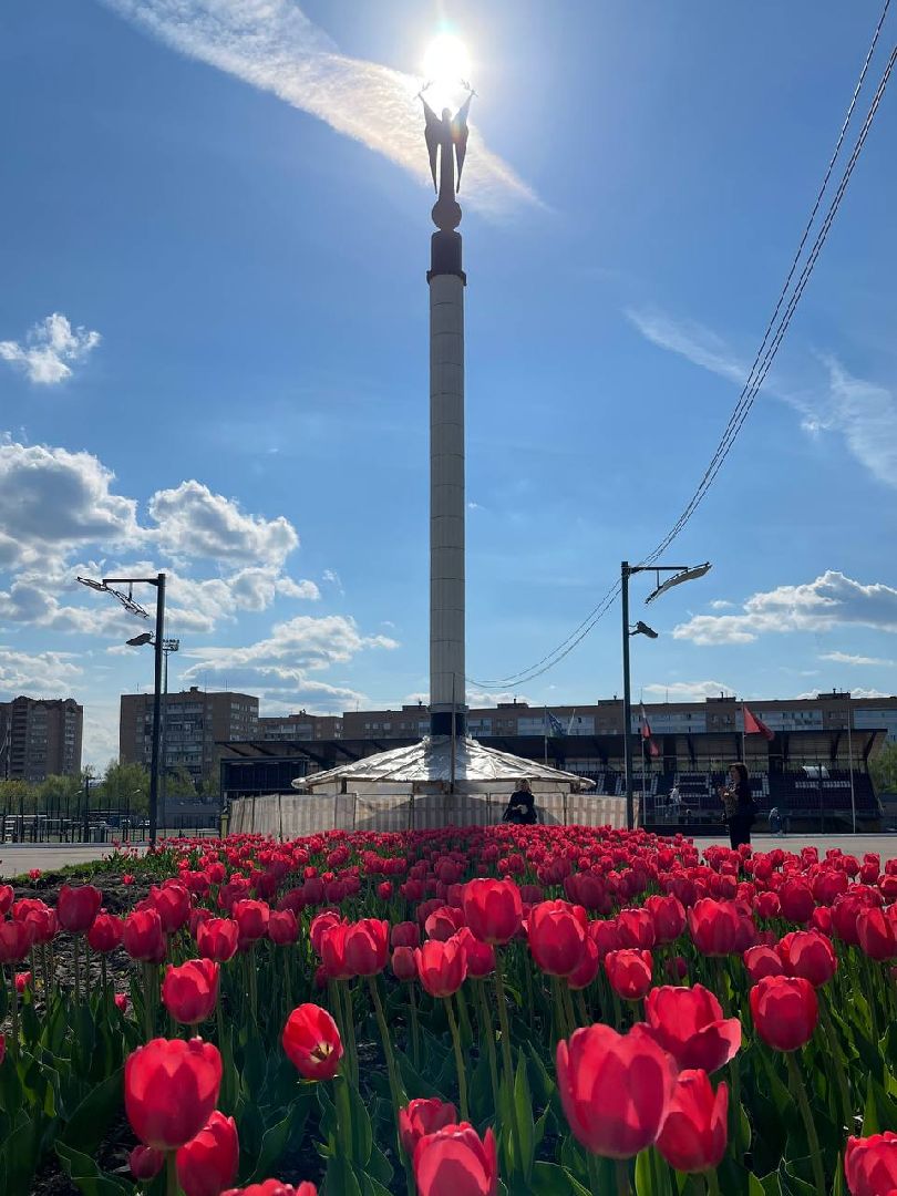 Одинцово, стела, монумент, христианство, благоустройство,