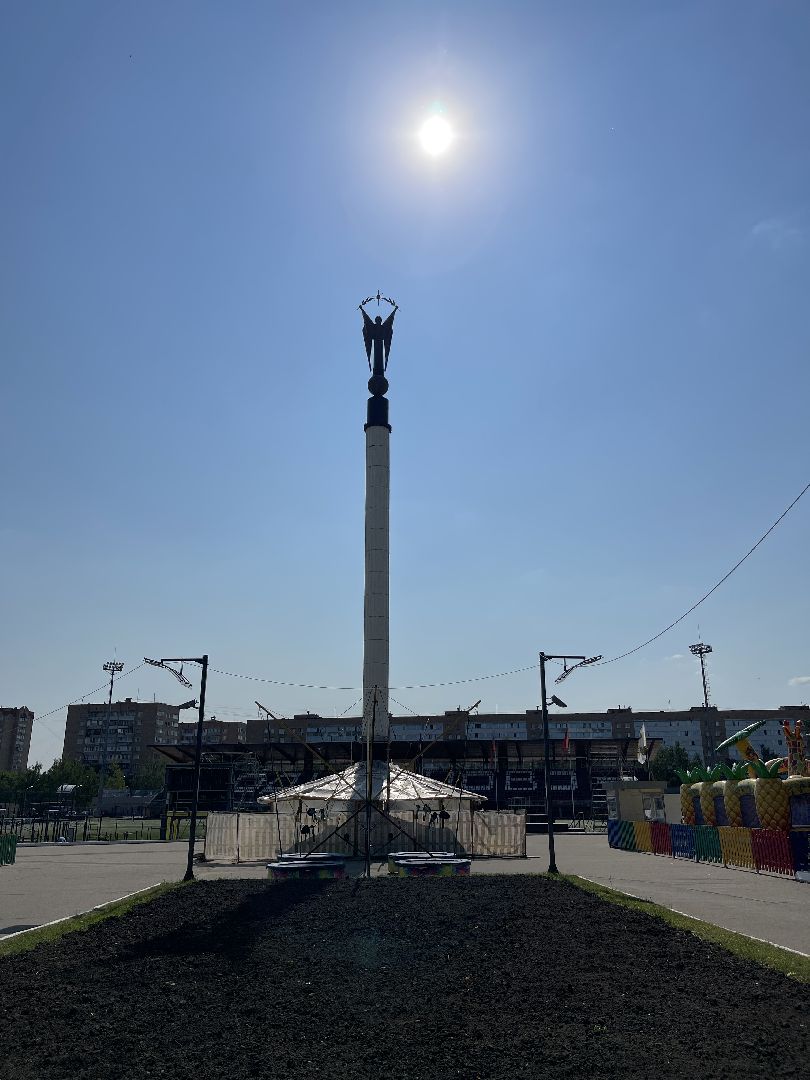 Одинцово, стела, монумент, христианство, благоустройство,