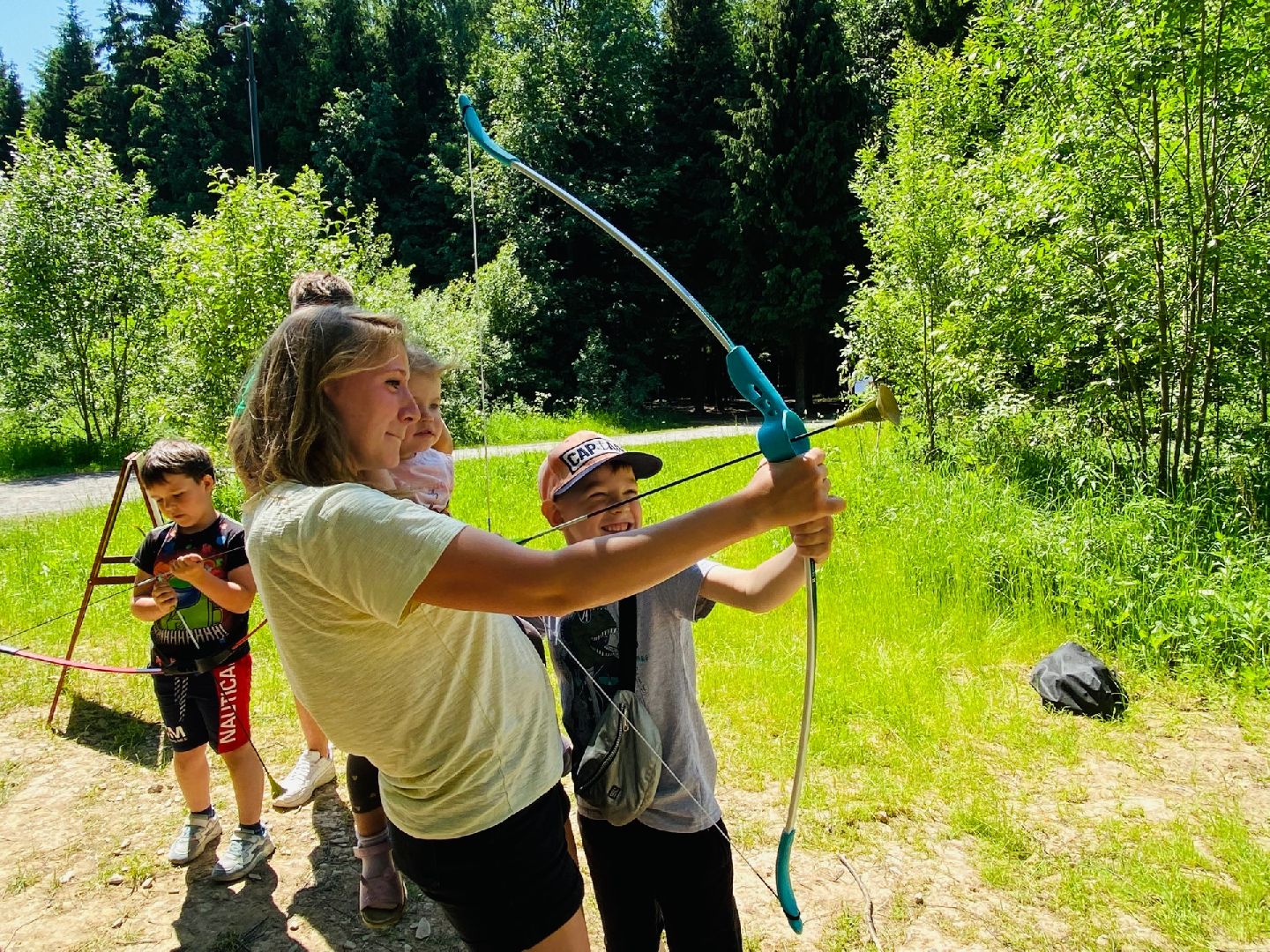 Домодедово, парк, стрельба из лука, спорт