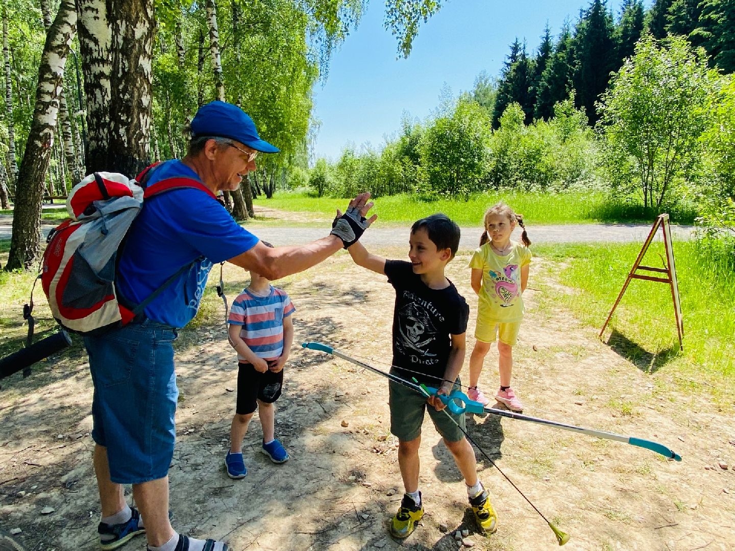 Домодедово, парк, стрельба из лука, спорт
