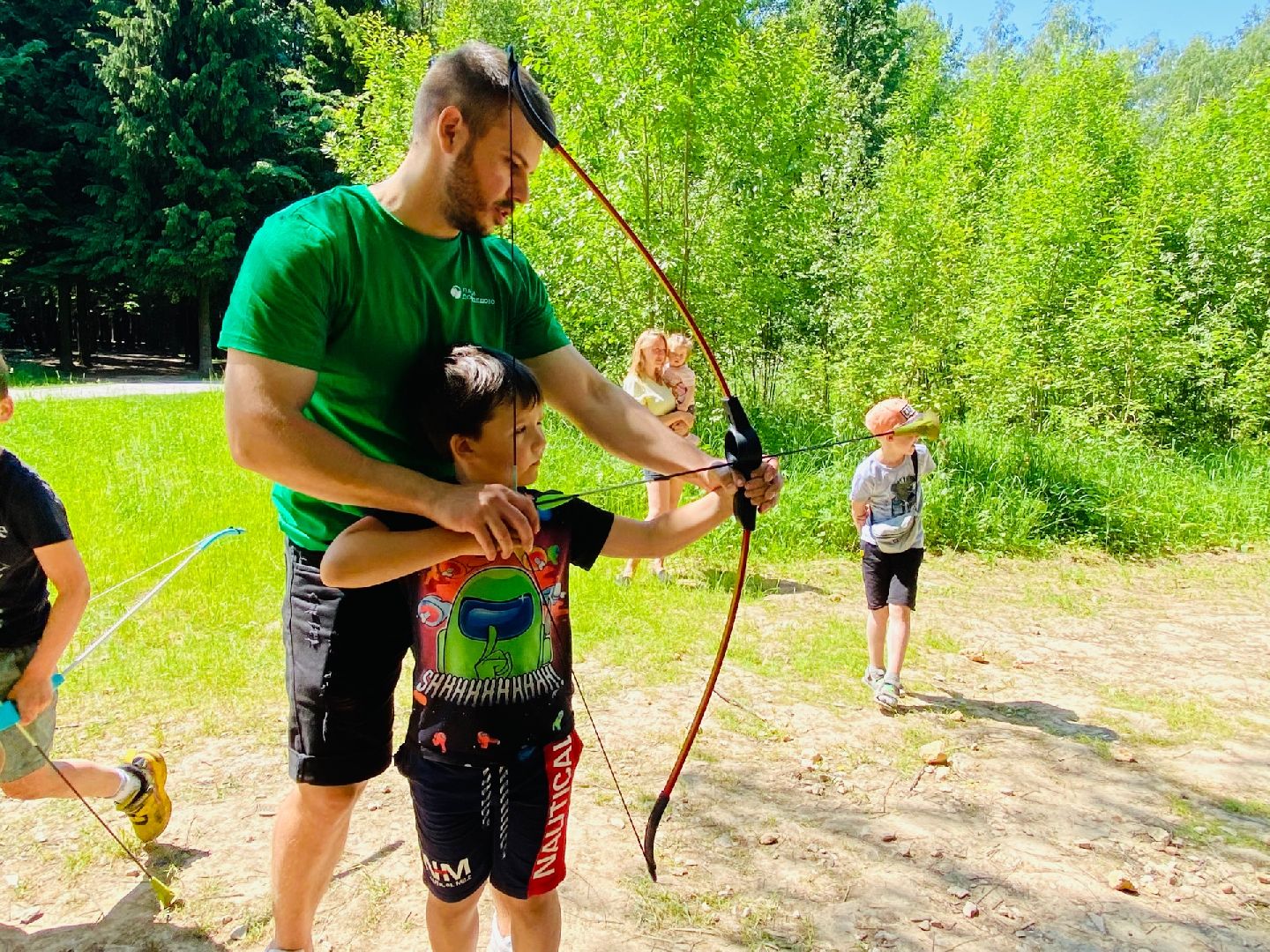 Домодедово, парк, стрельба из лука, спорт