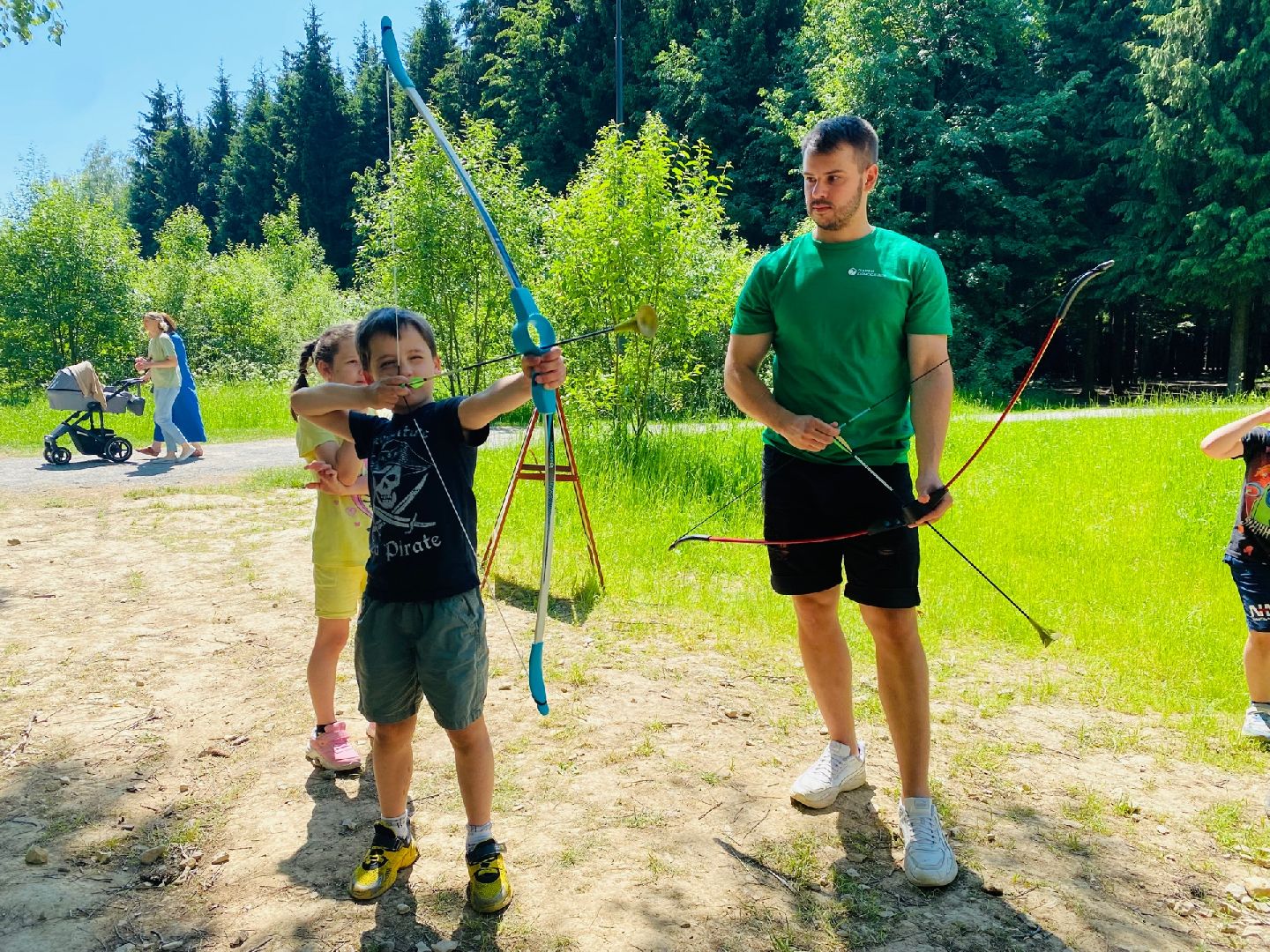 Домодедово, парк, стрельба из лука, спорт