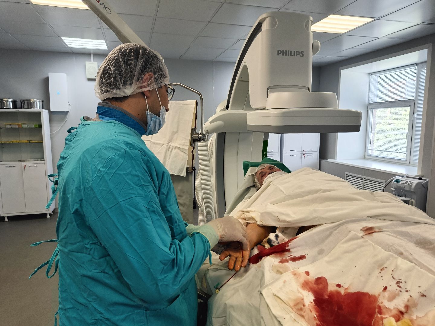 Операция, стентирование, сосудистый центр, ФБУЗ МСЧ №9 ФМБА России, Дубна