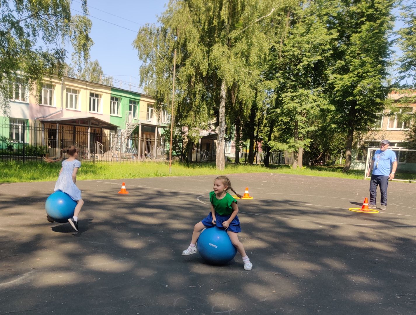 Красноармейск, Пушкинский, школьный лагерь, спортивная эстафета, лето в Подмосковье