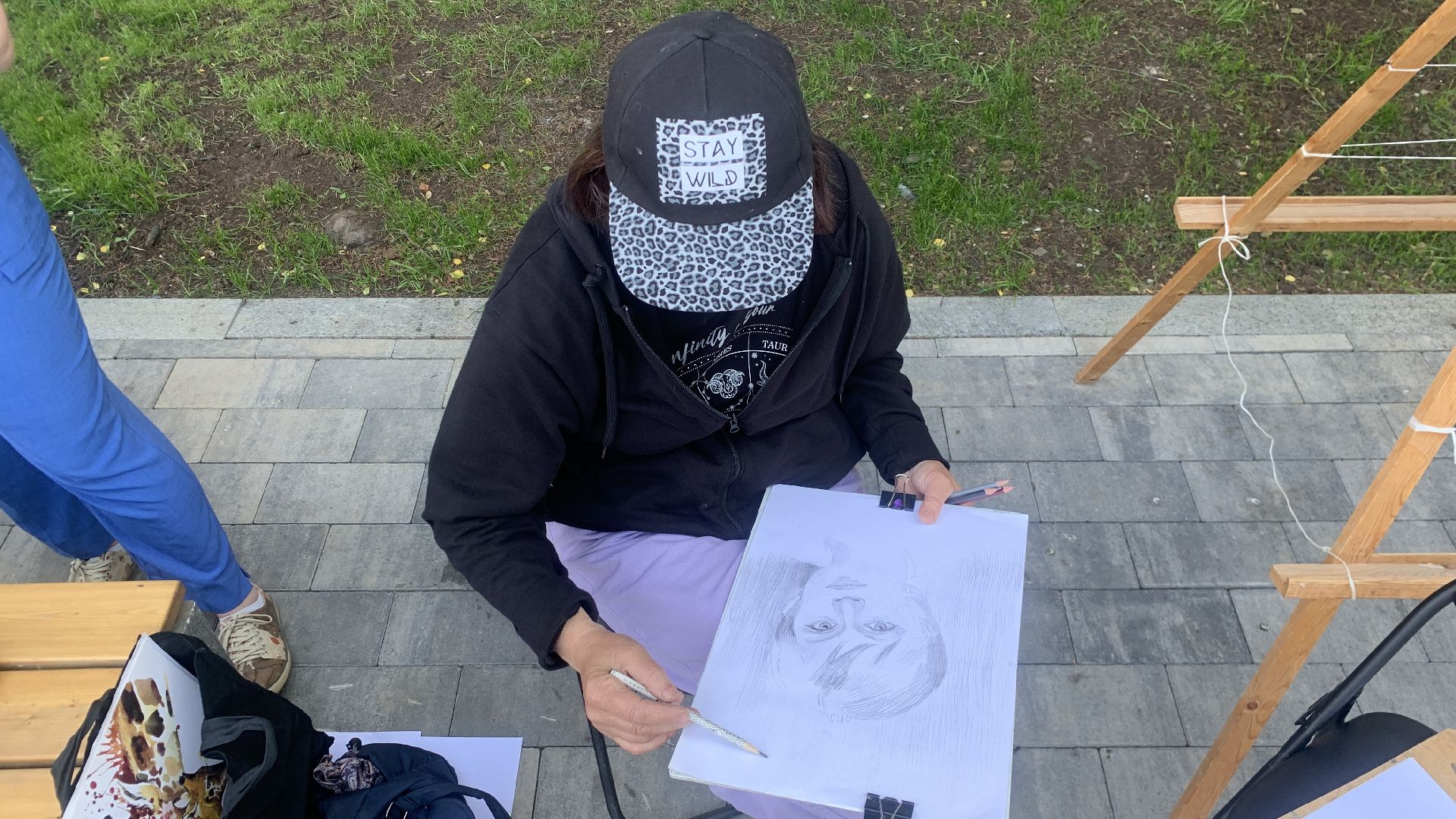 Ступино, вернисаж художников, площадь Металлургов