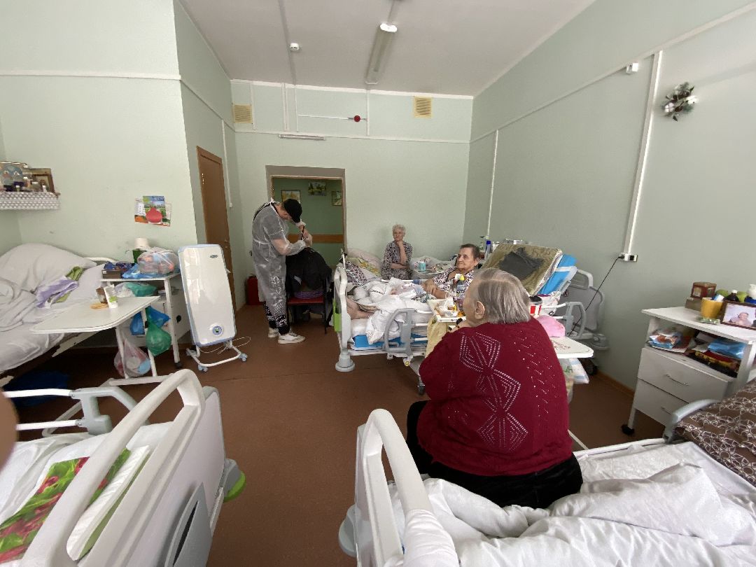 Шаховская, волонтеры, больница, сестринский уход