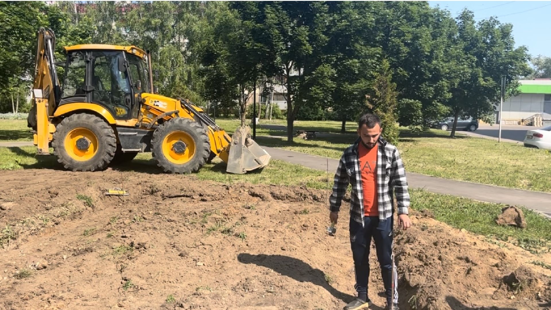 Шаховская, детская площадка, песочница