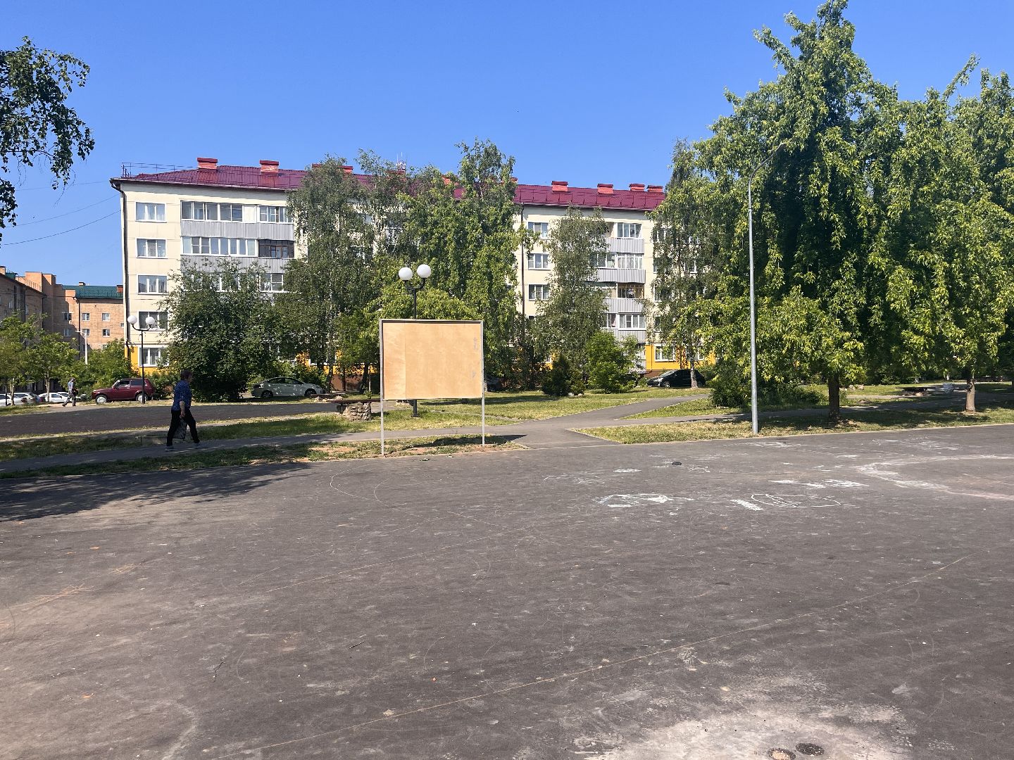 Шаховская, детская площадка, песочница