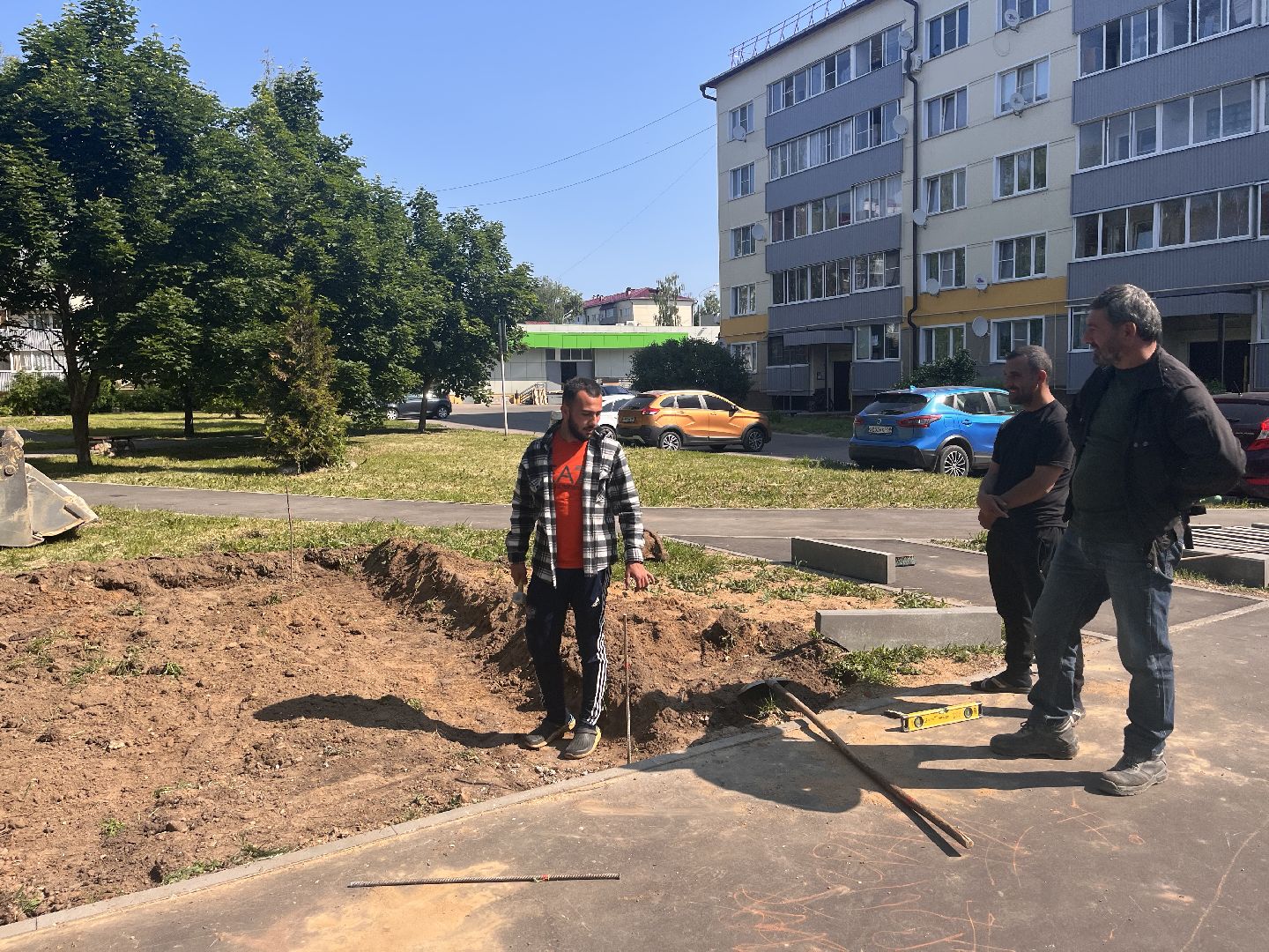 Шаховская, детская площадка, песочница